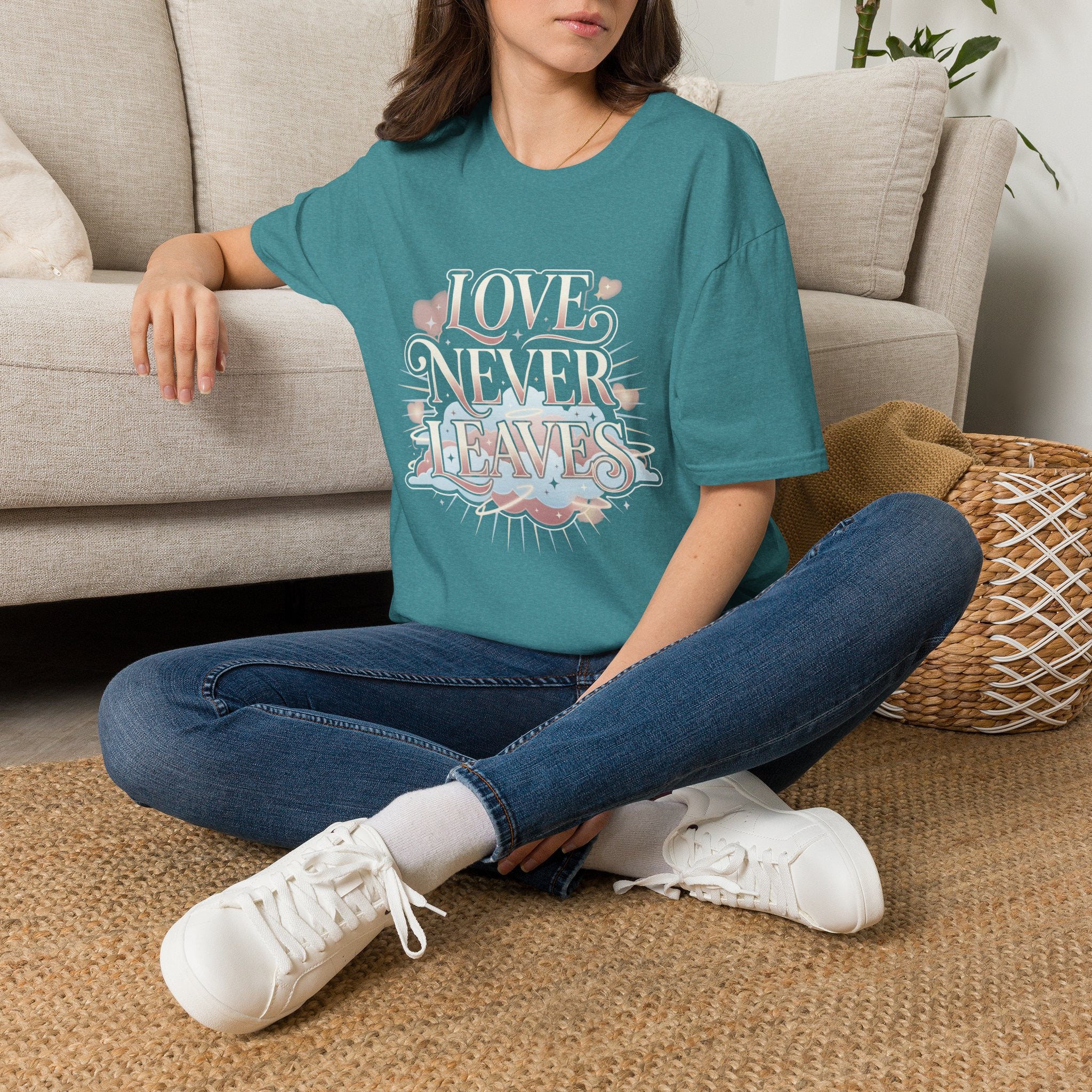 Love Never Leaves Tee - Gildan