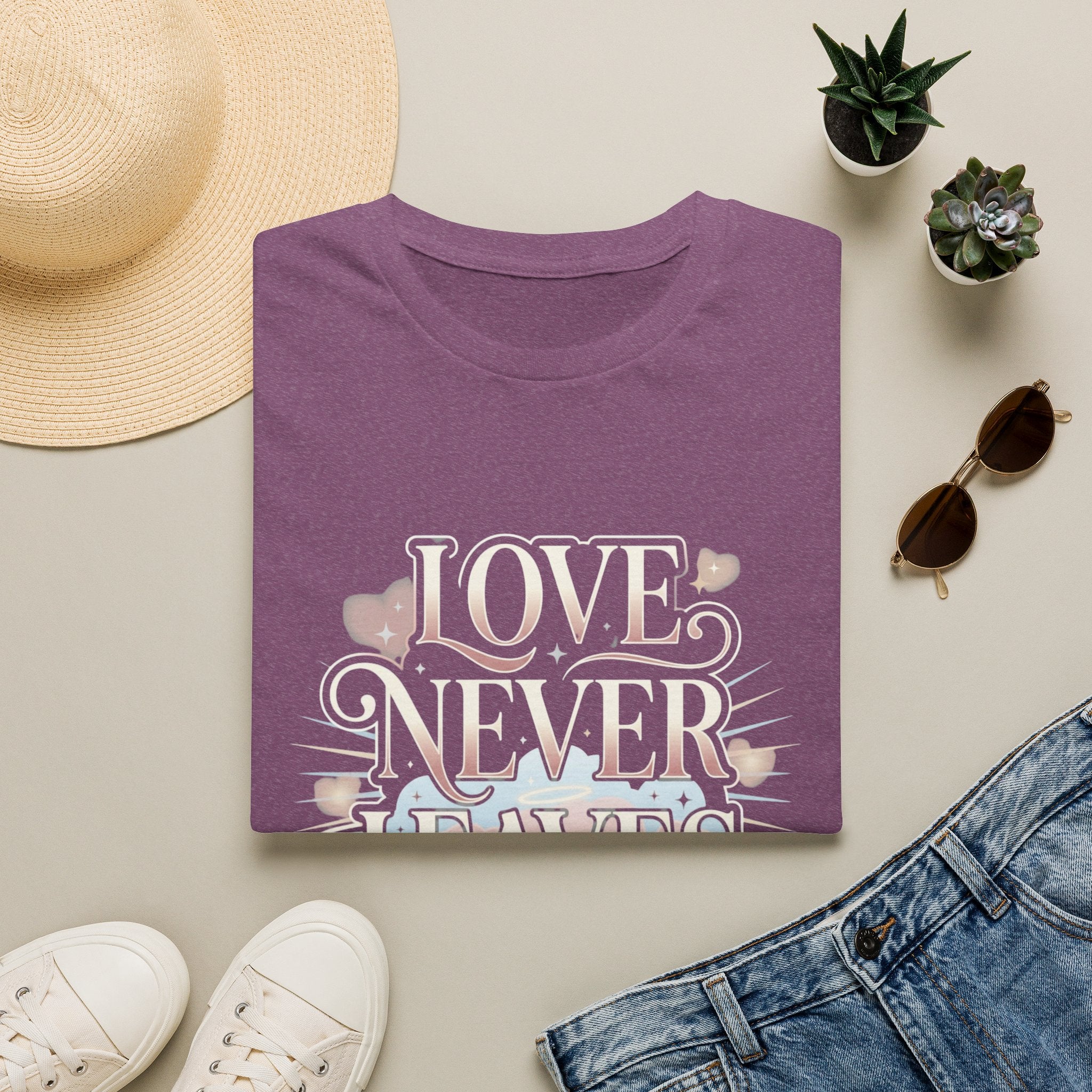 Love Never Leaves Tee - Gildan