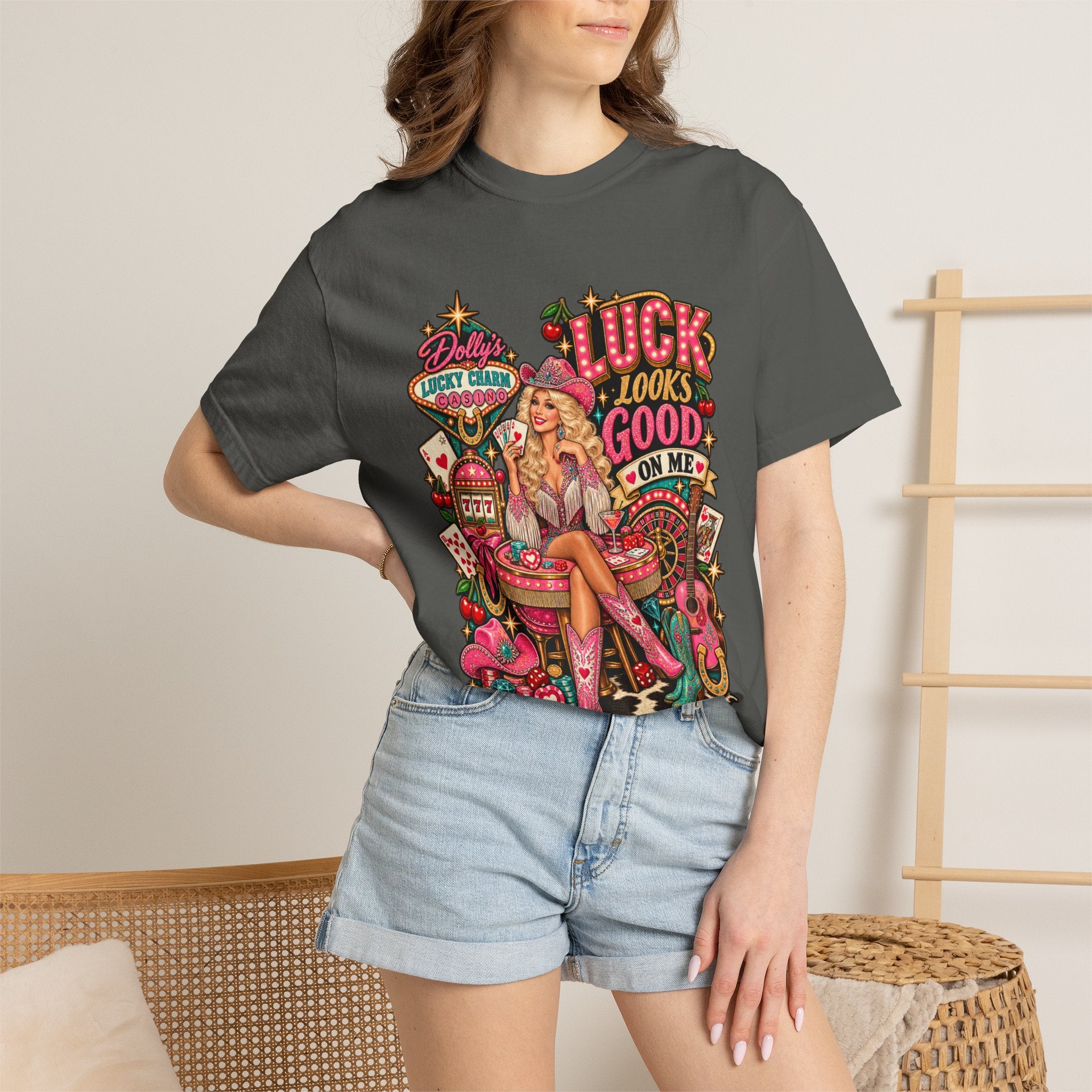 Dolly's Lucky Charm Casino Tee