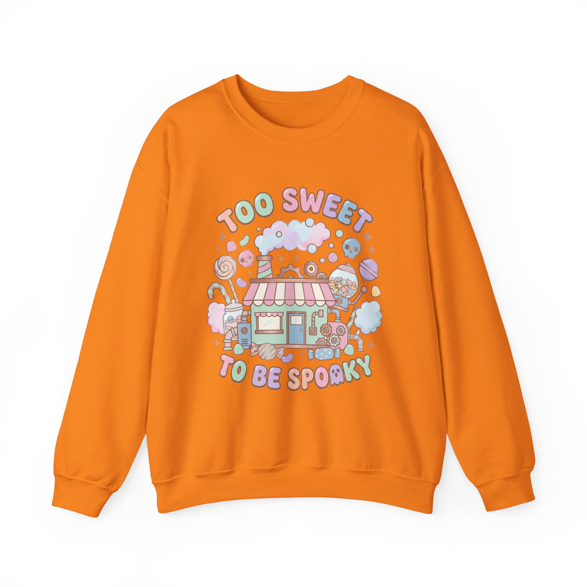 Too Sweet To Be Spooky Sweatshirt - Gildan
