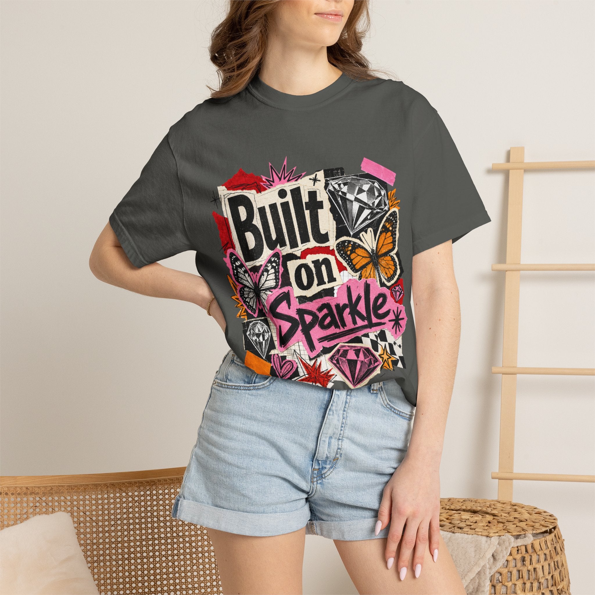 Built on Sparkle Tee - Comfort Colors