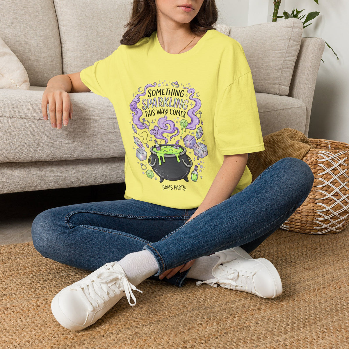 The Spooky Cauldron Tee - Gildan