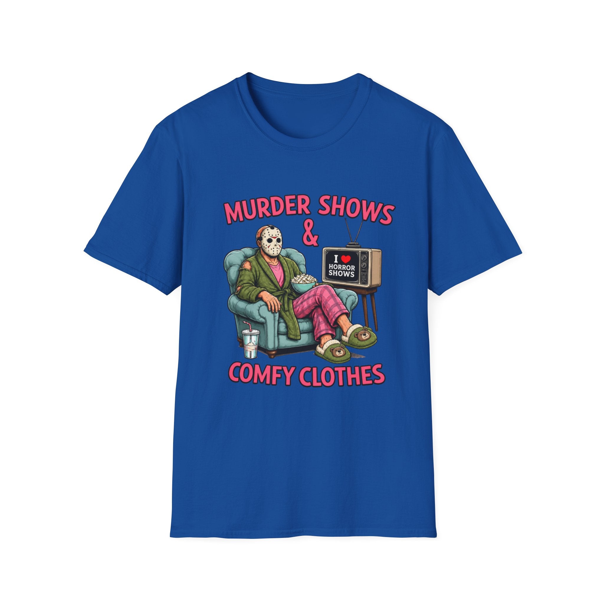 Murder Shows and Comfy Clothes Tee- Gildan