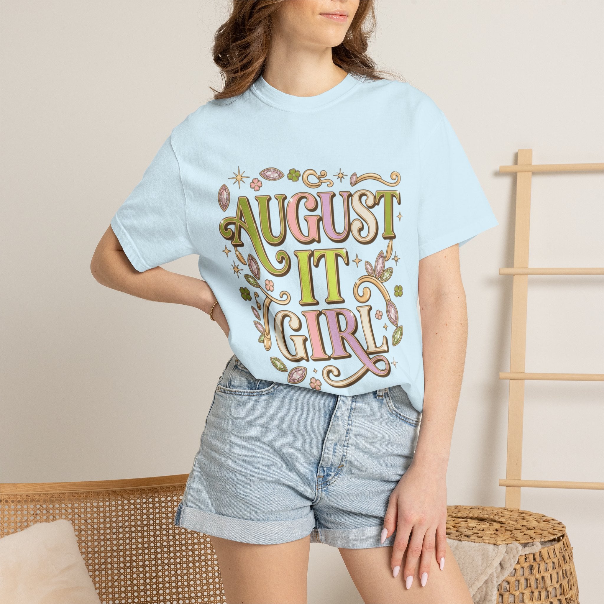 August It Girl Tee - Comfort Colors