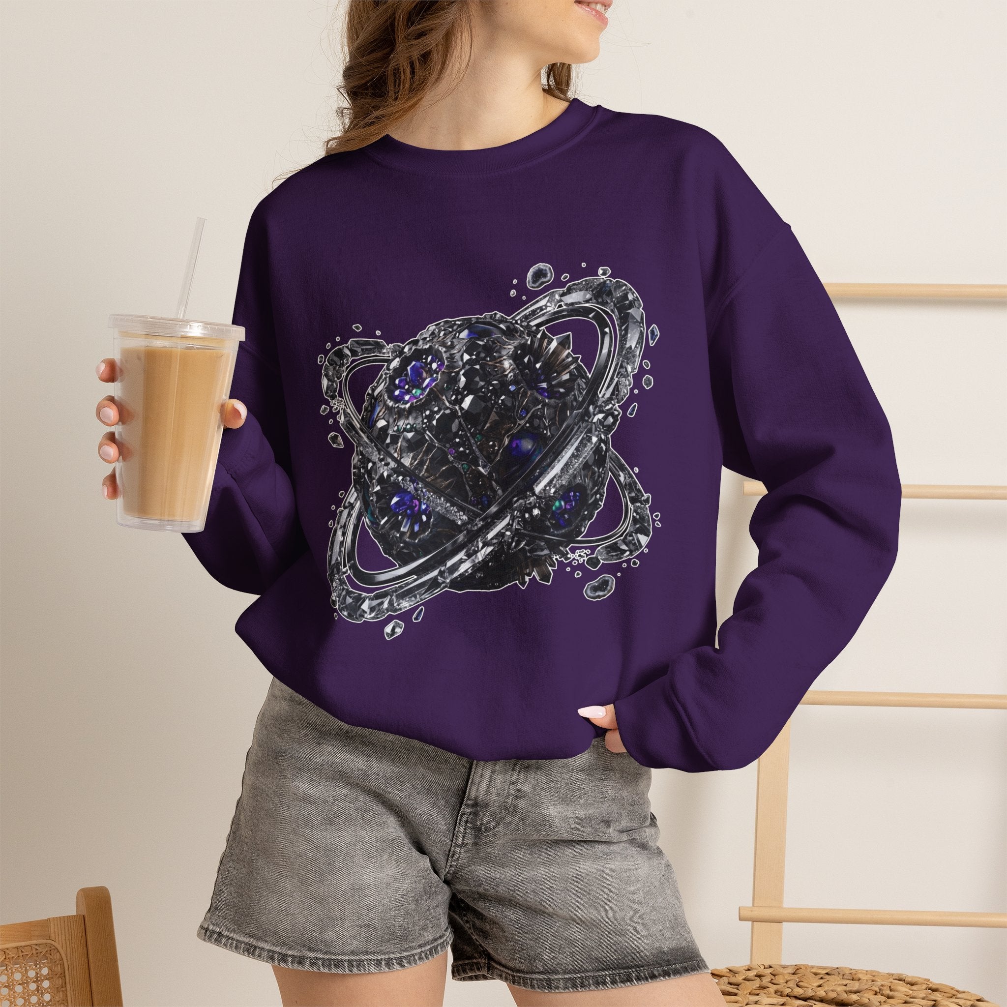 Galactic Planet Sweatshirt - Gildan
