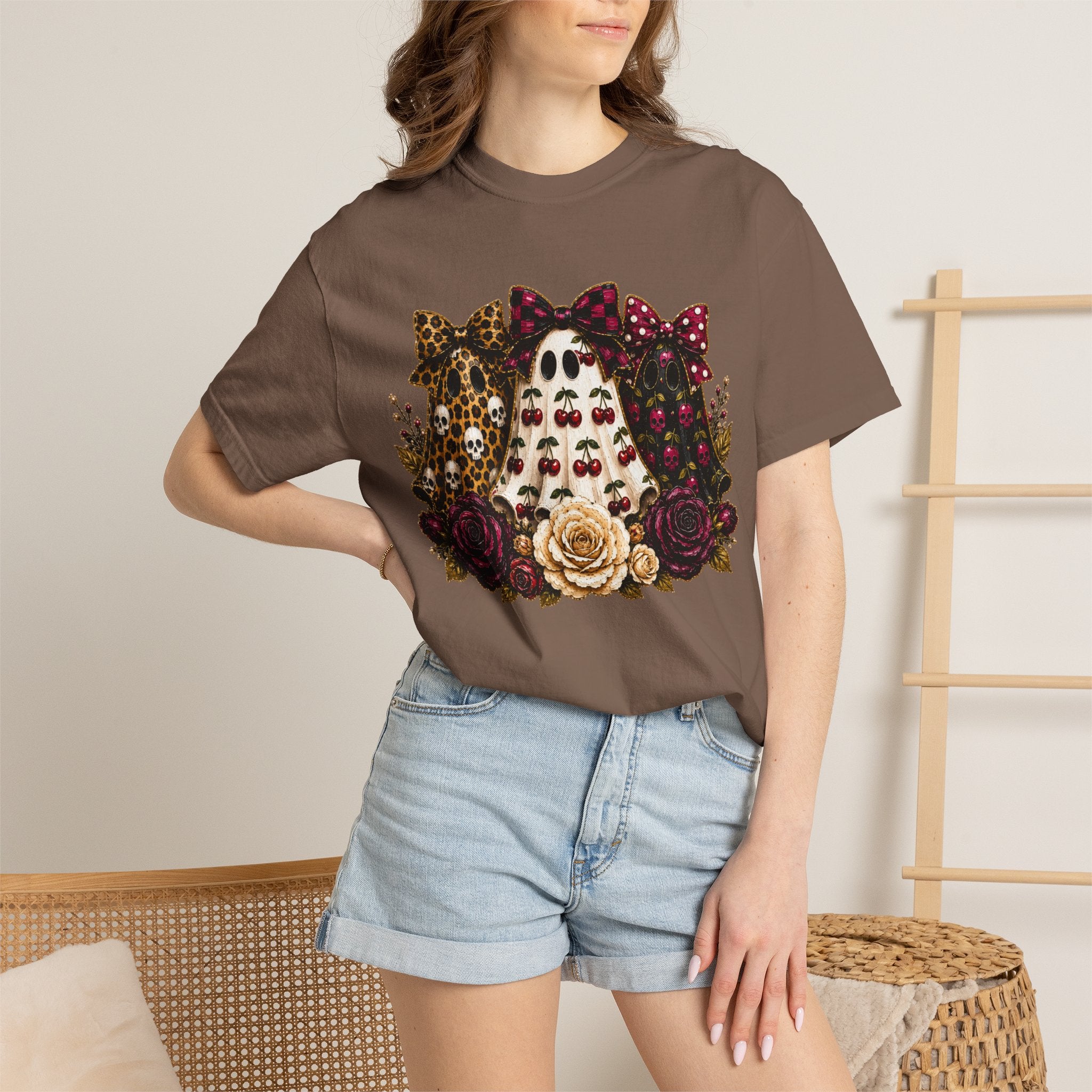 Cherry Ghosts Tee - Comfort Colors