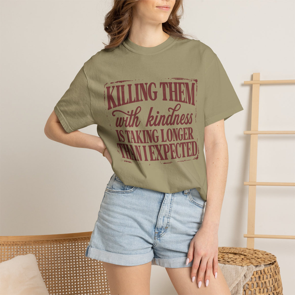 Killing Them With Kindness Tee - Comfort Colors