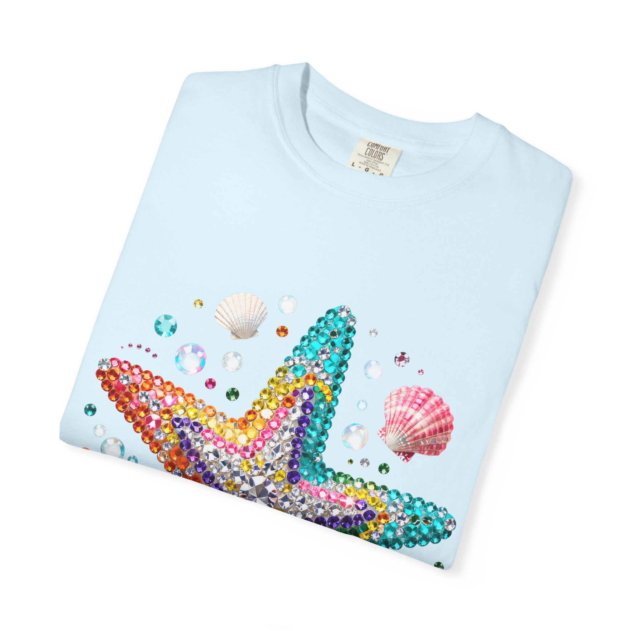 Jeweled Starfish Tee - Comfort Colors