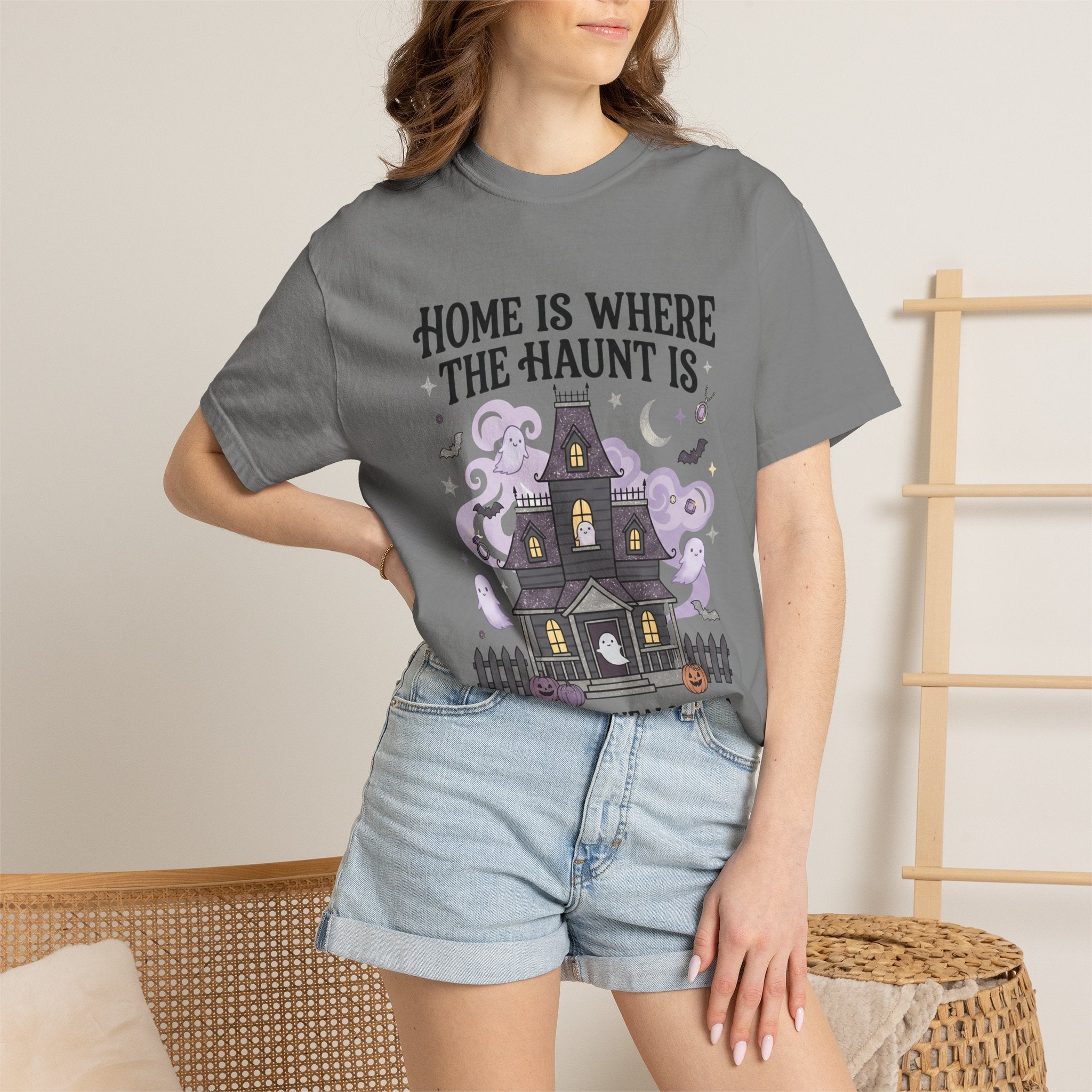 Home Is Where The Haunt Is Tee - Comfort Colors