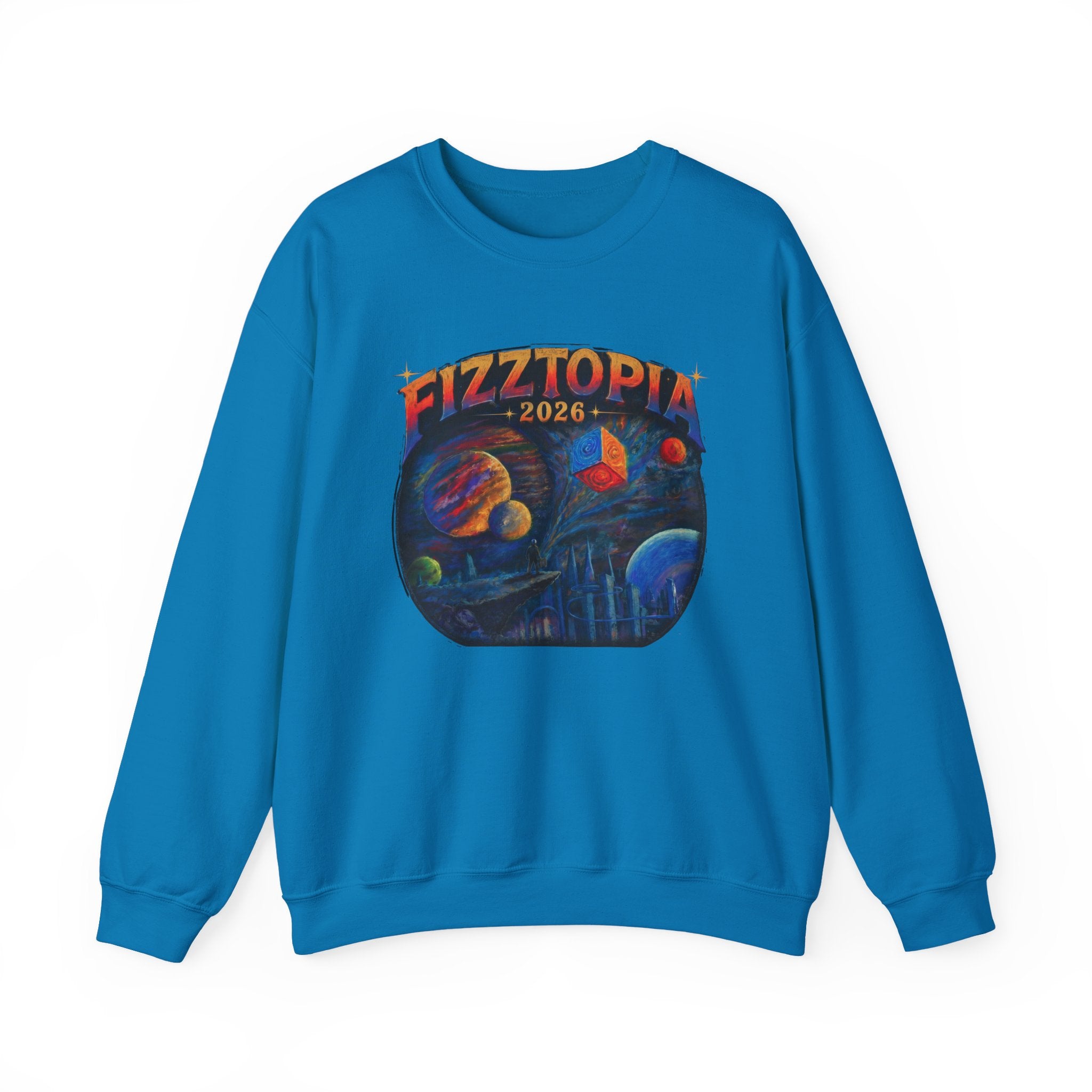 Daddy Ring Bomb's Fizztopia Galaxy Sweatshirt - Gildan