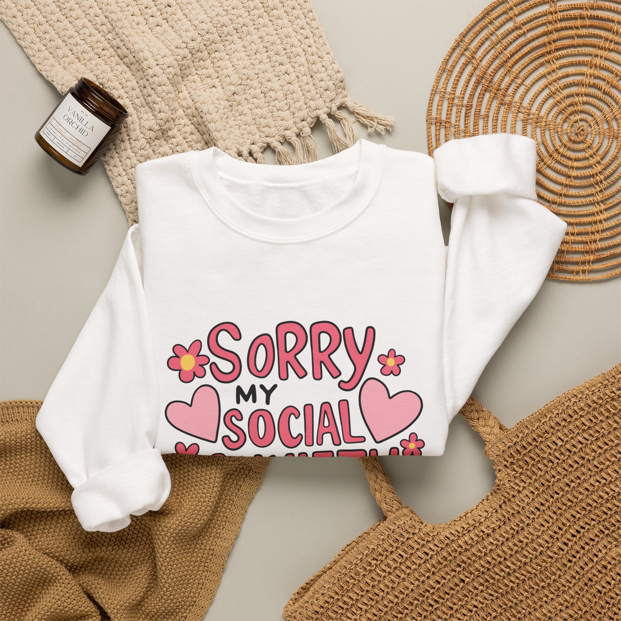 My Social Anxiety Says No Sweatshirt