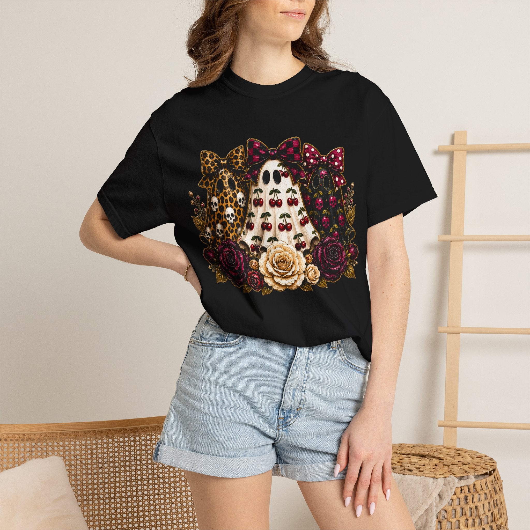 Cherry Ghosts Tee - Comfort Colors