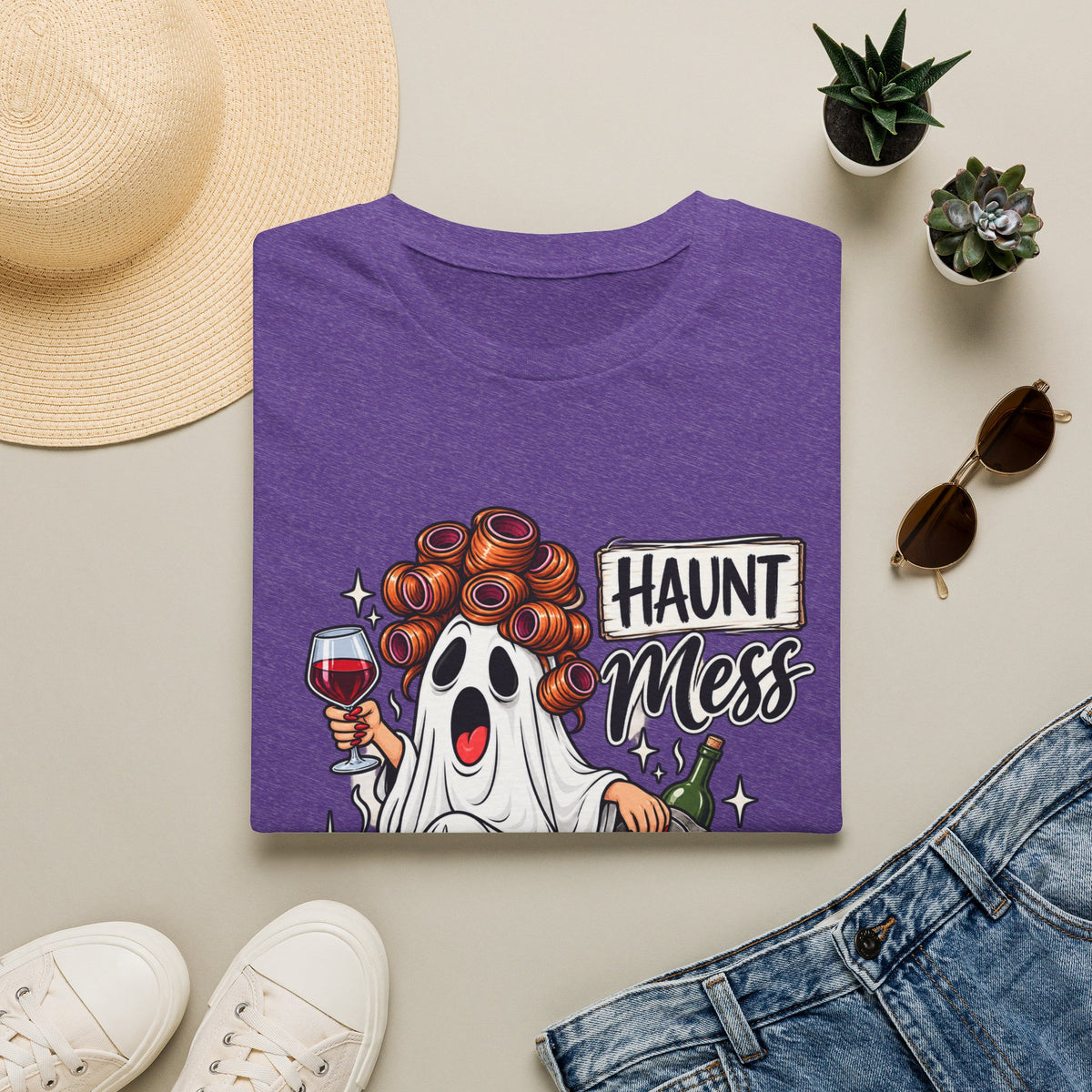 Haunt Mess Tee - Gildan