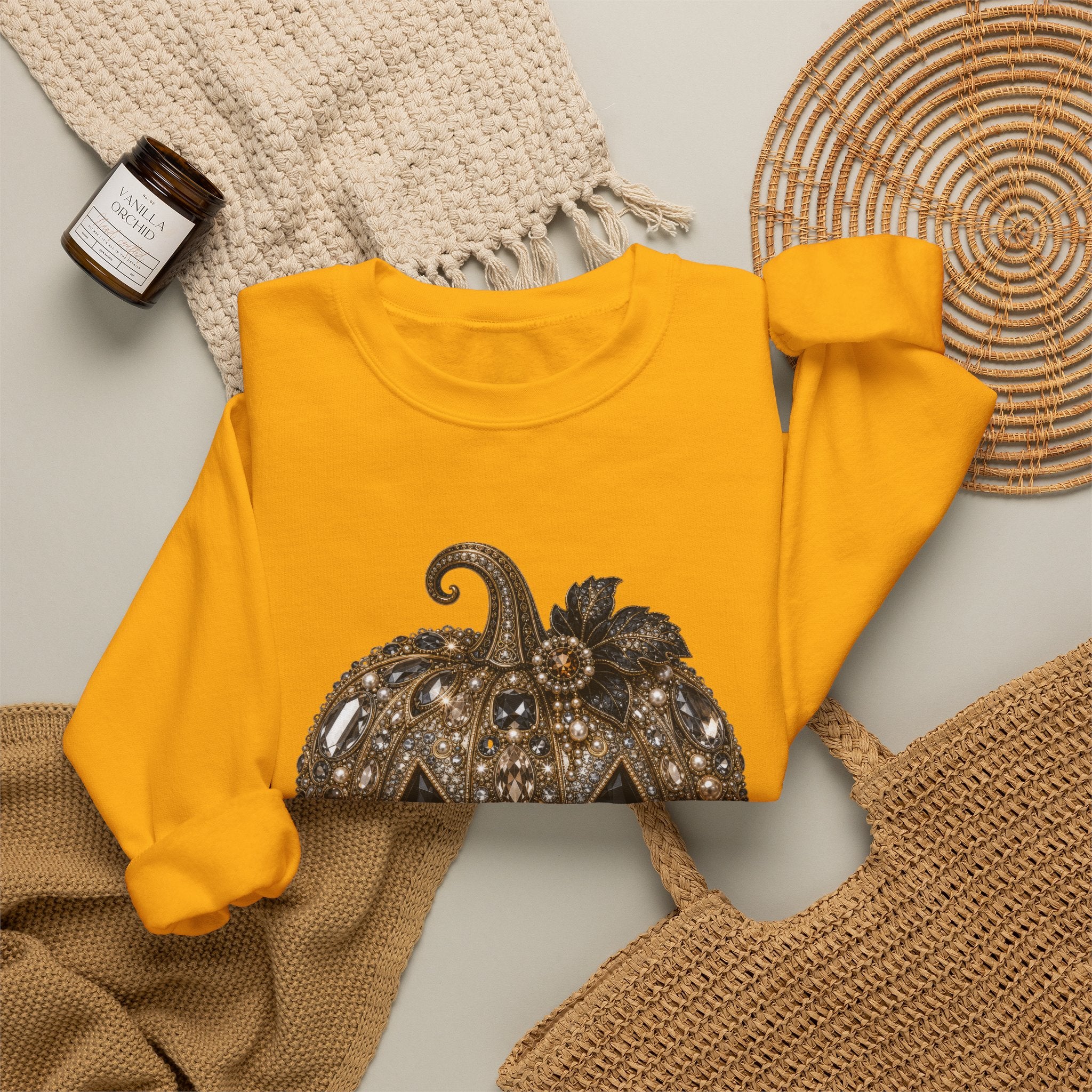 Jeweled Harvest Sweatshirt - Gildan