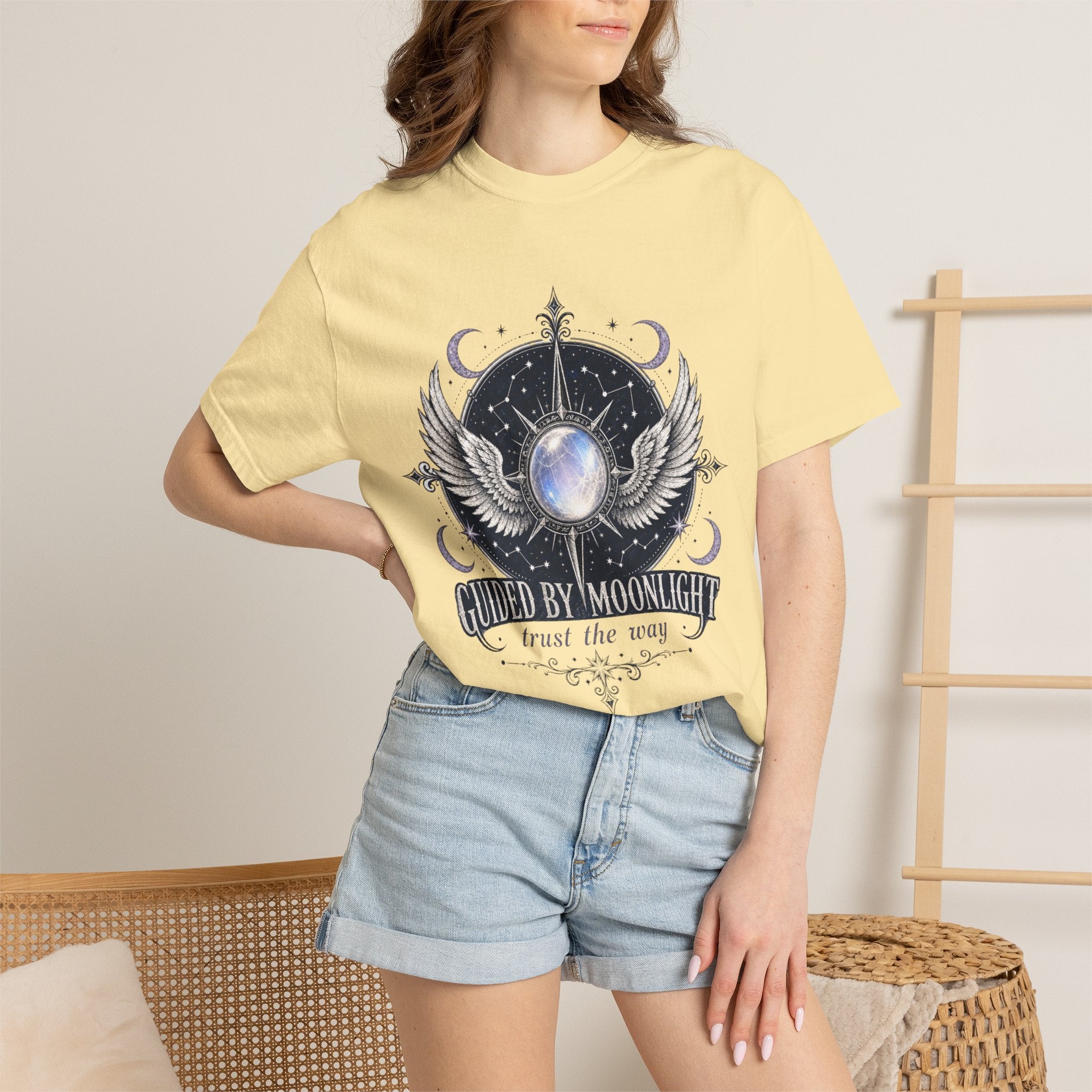 Guided by Moonlight Tee - Comfort Colors