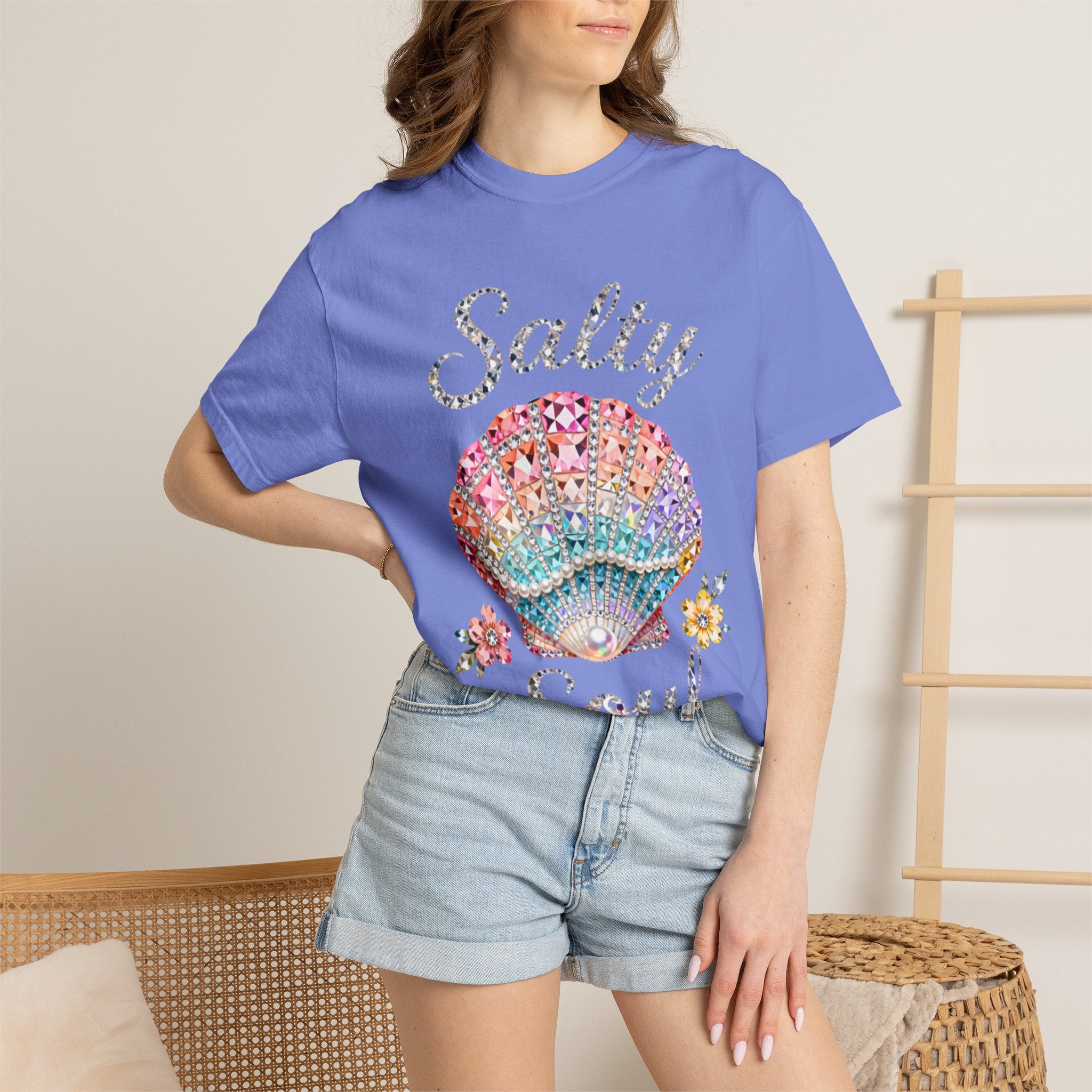 Salty Soul Jewel Tee - Comfort Colors