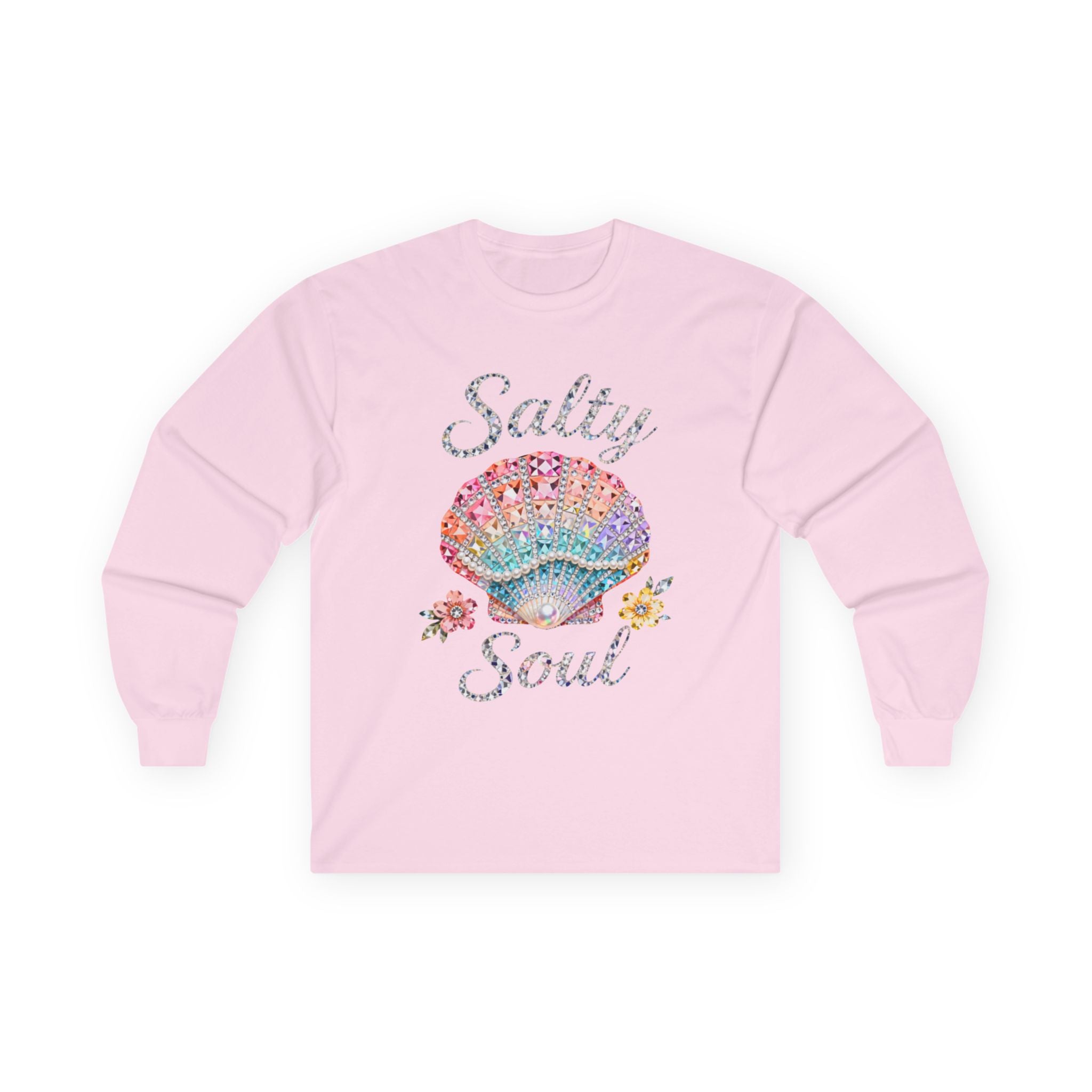 Salty Soul Long Sleeve Tee - Gildan
