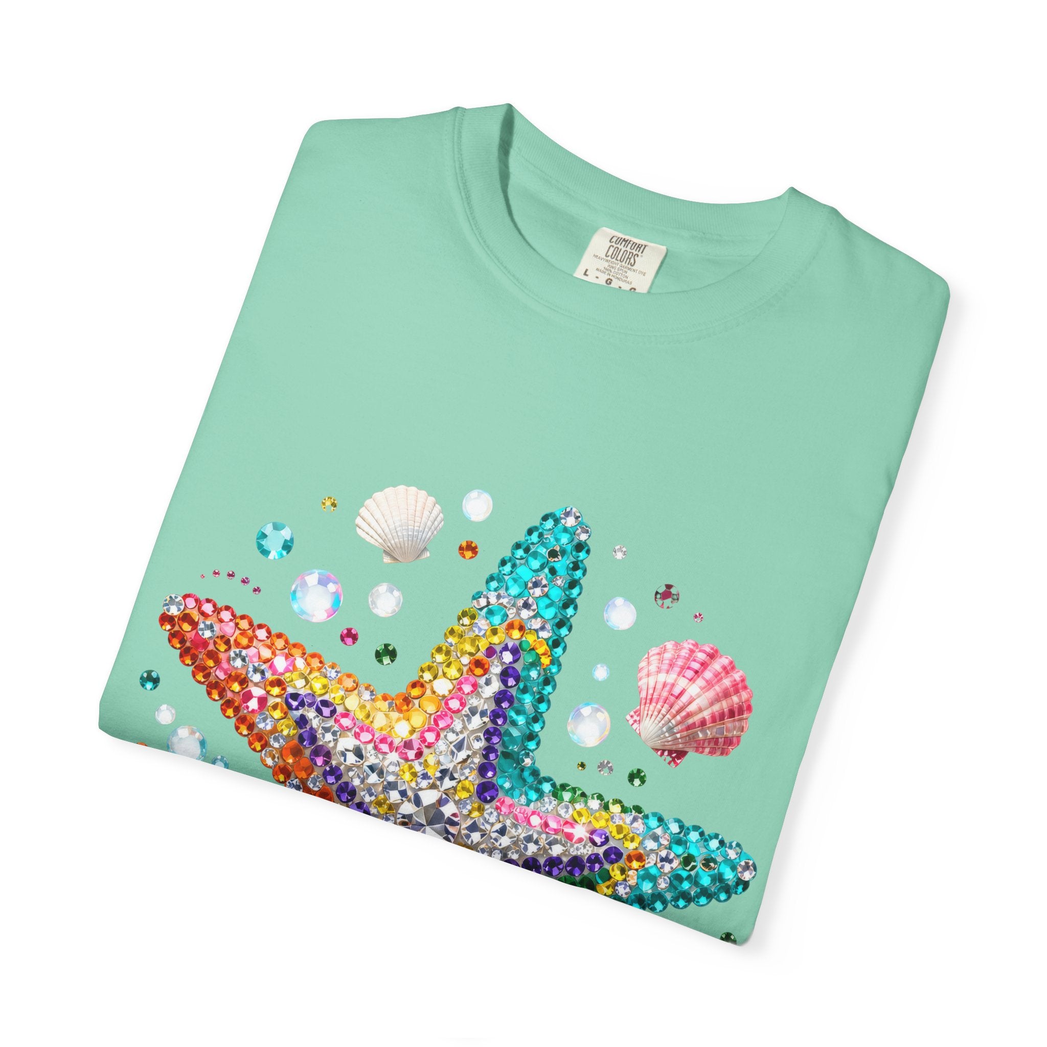 Jeweled Starfish Tee - Comfort Colors