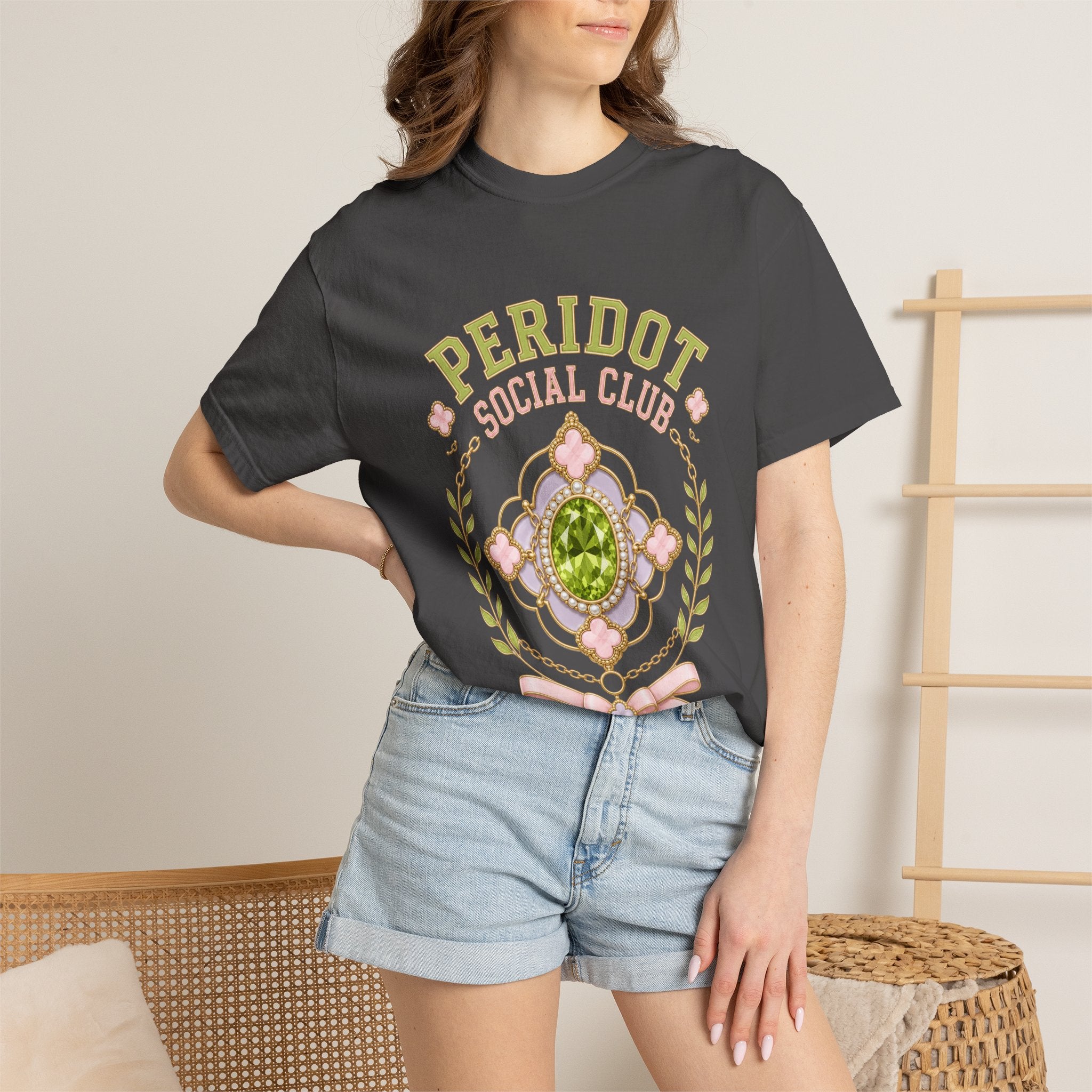Peridot Social Club Tee - Comfort Colors