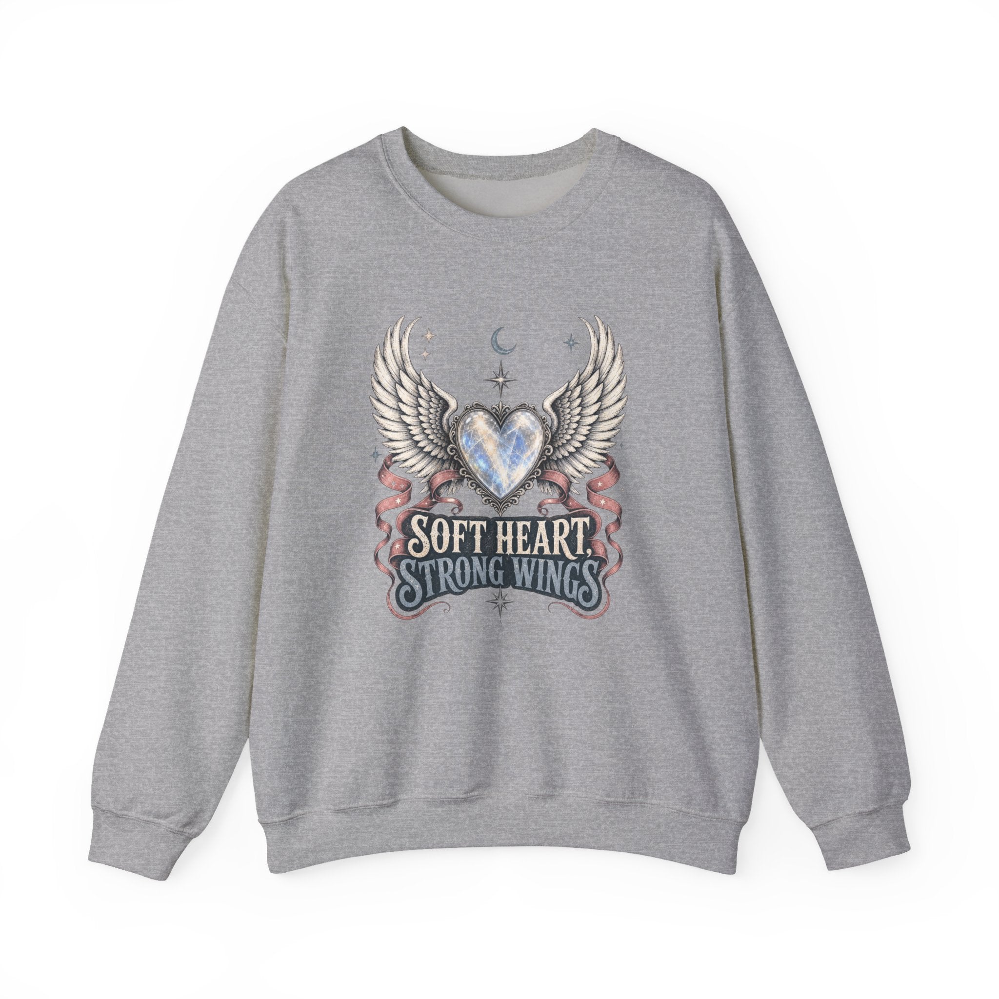 Soft Heart Strong Wings Sweatshirt - Gildan
