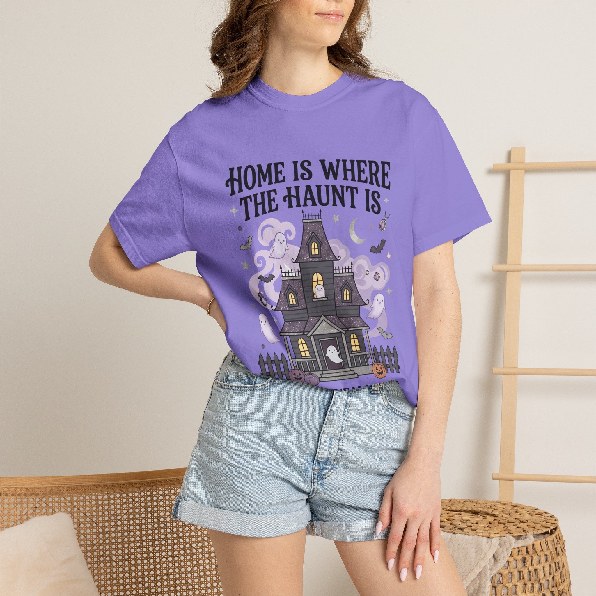 Home Is Where The Haunt Is Tee - Comfort Colors