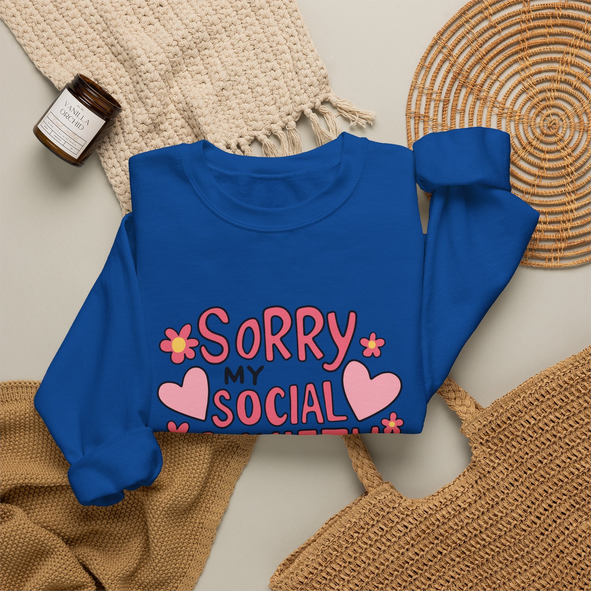 My Social Anxiety Says No Sweatshirt