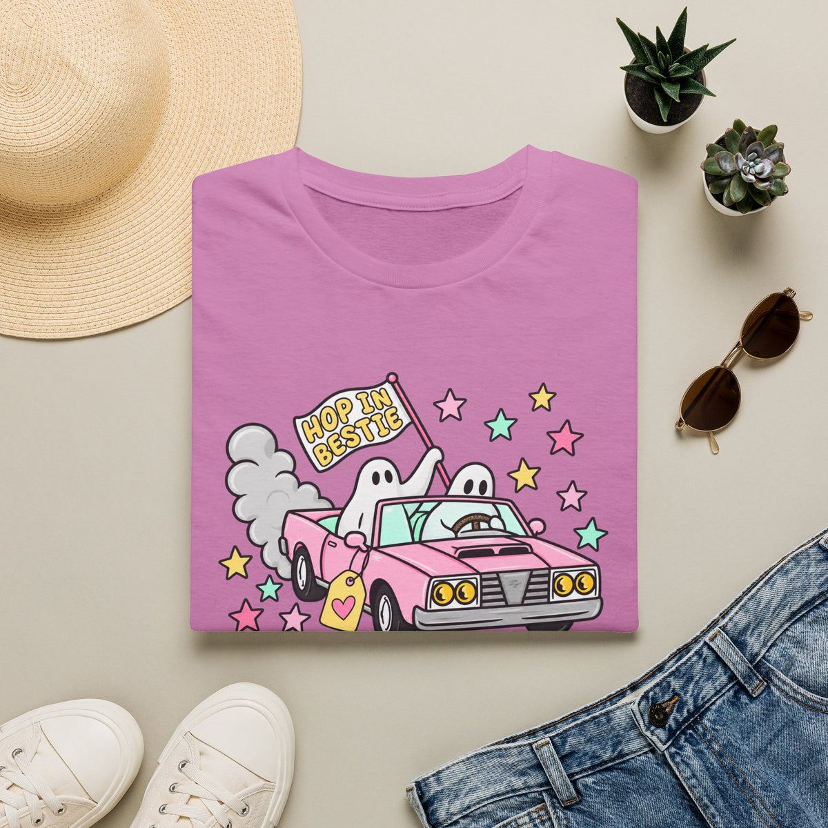 Hop In Bestie Tee - Gildan