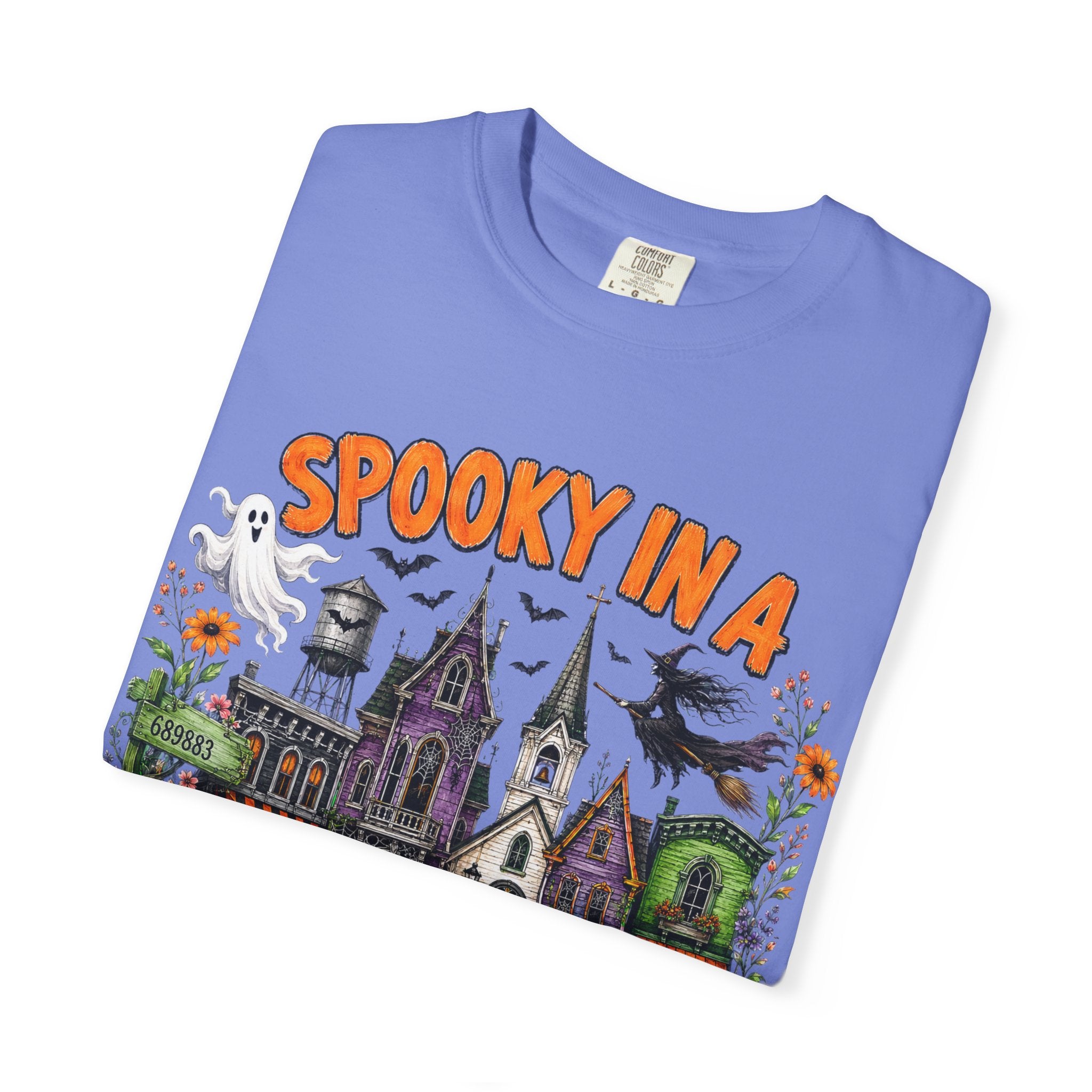 Spooky In A Small Town Tee - Comfort Colors