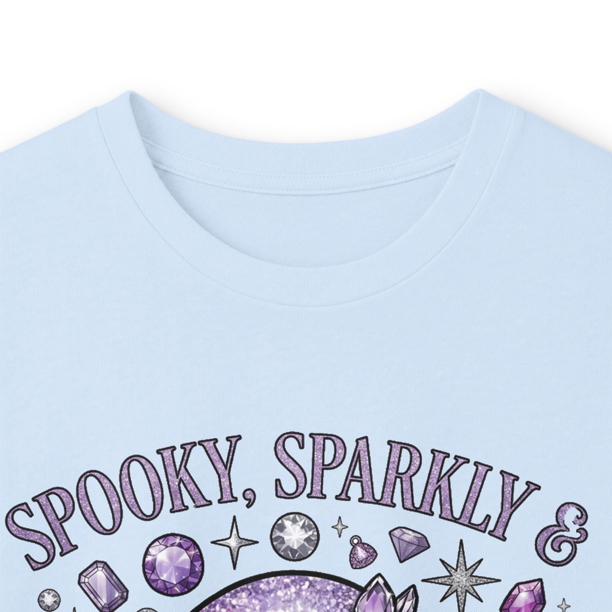 Spooky and Sparkly Long Sleeve Tee - Gildan