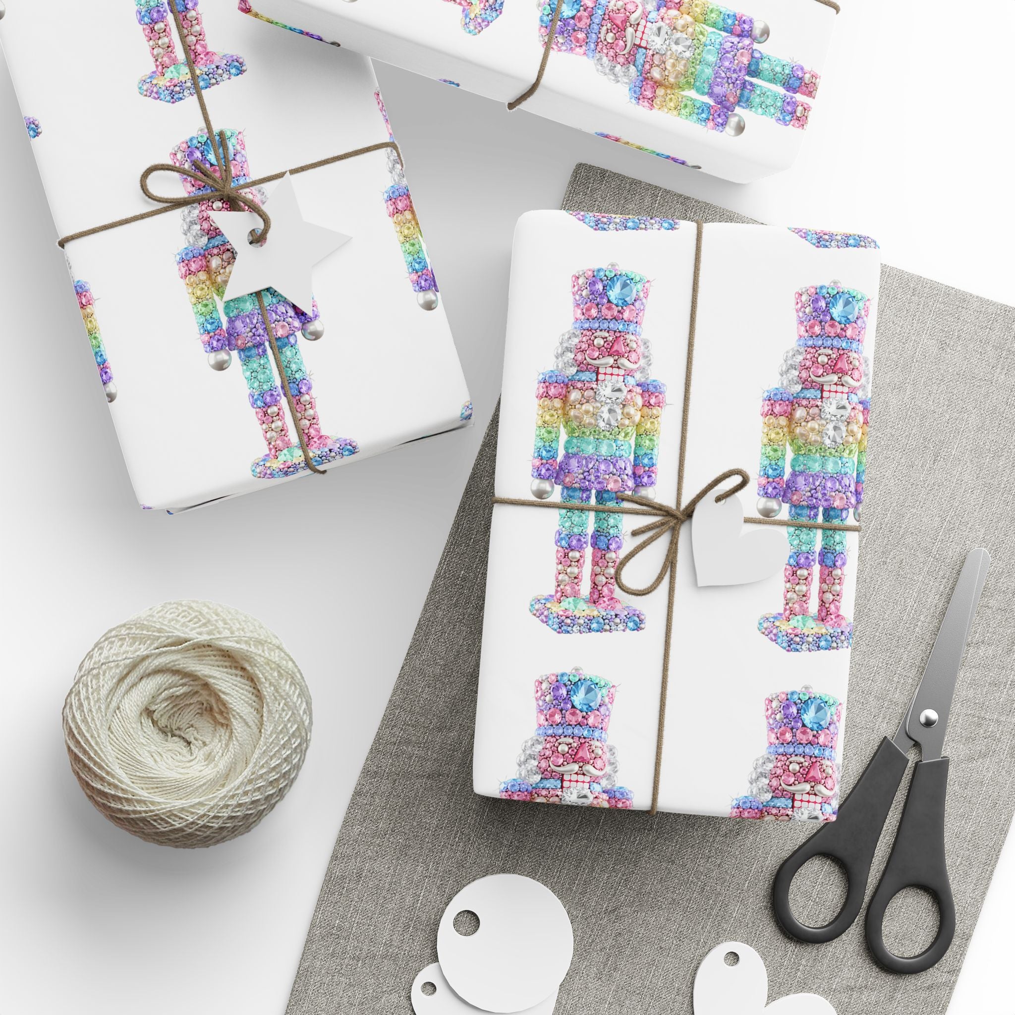 Rainbow Nutcracker Wrapping Paper
