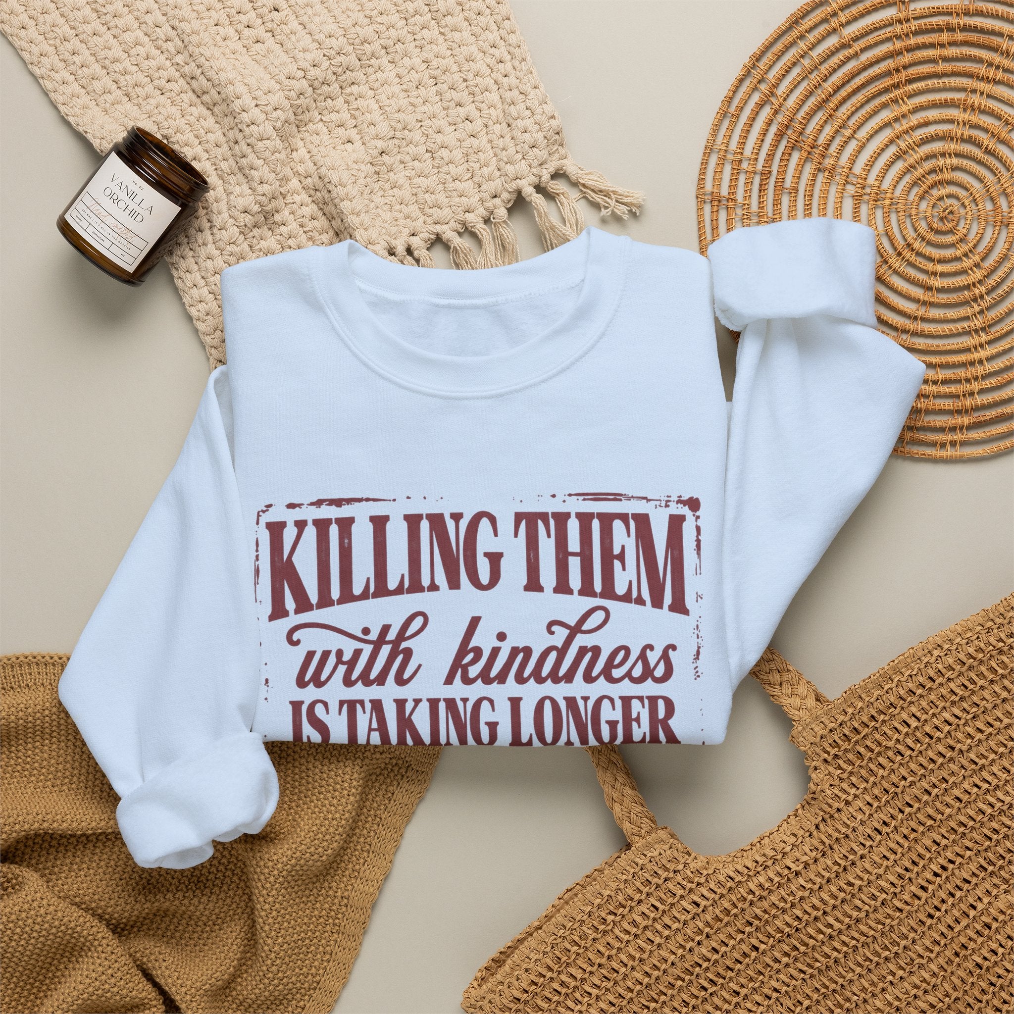 Killing Them With Kindness Sweatshirt - Gildan