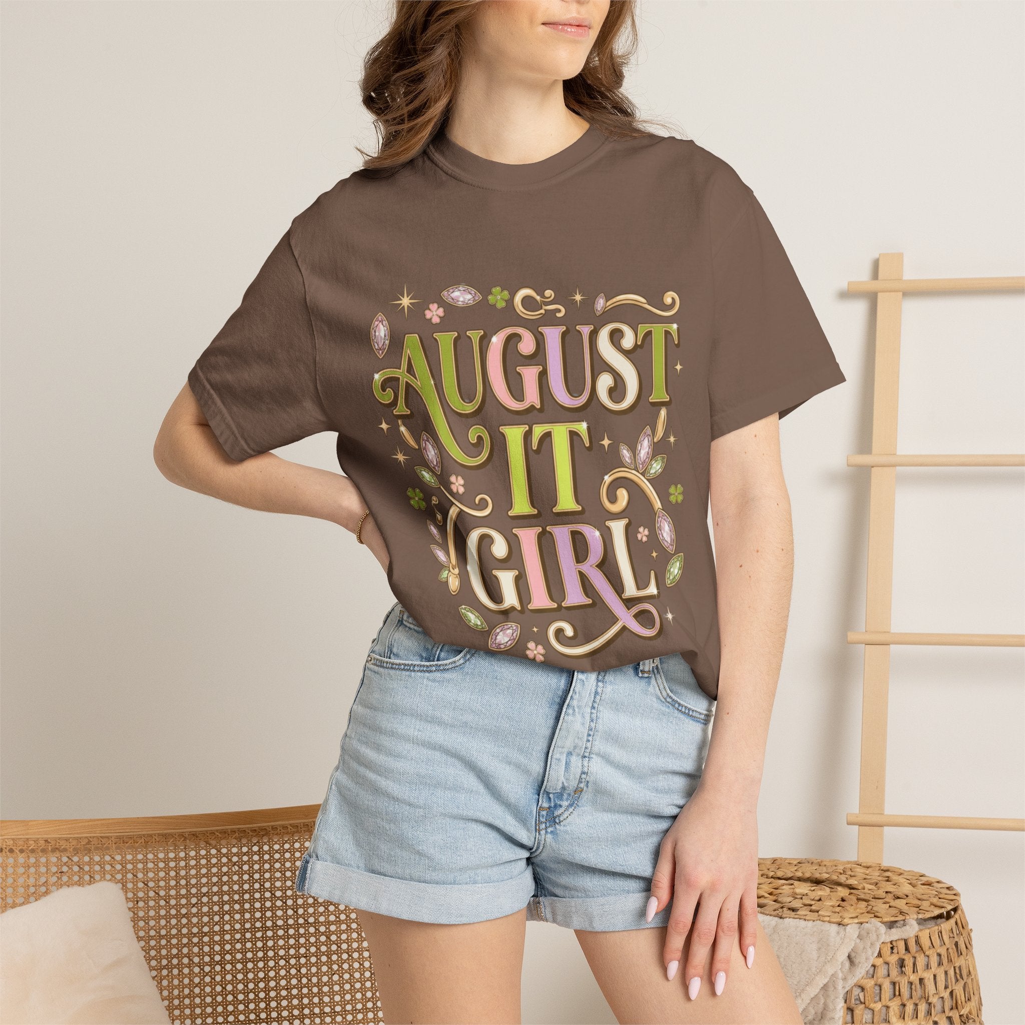 August It Girl Tee - Comfort Colors