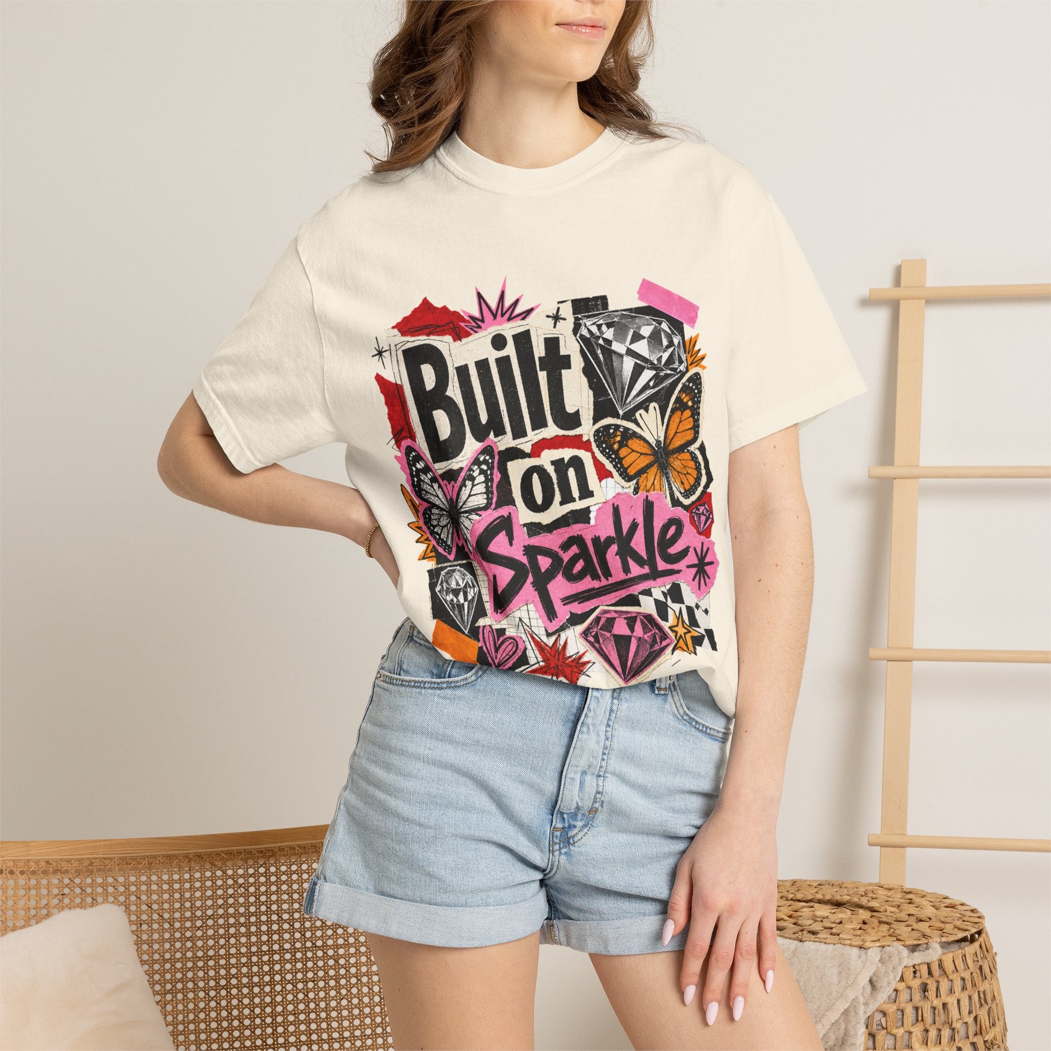 Built on Sparkle Tee - Comfort Colors