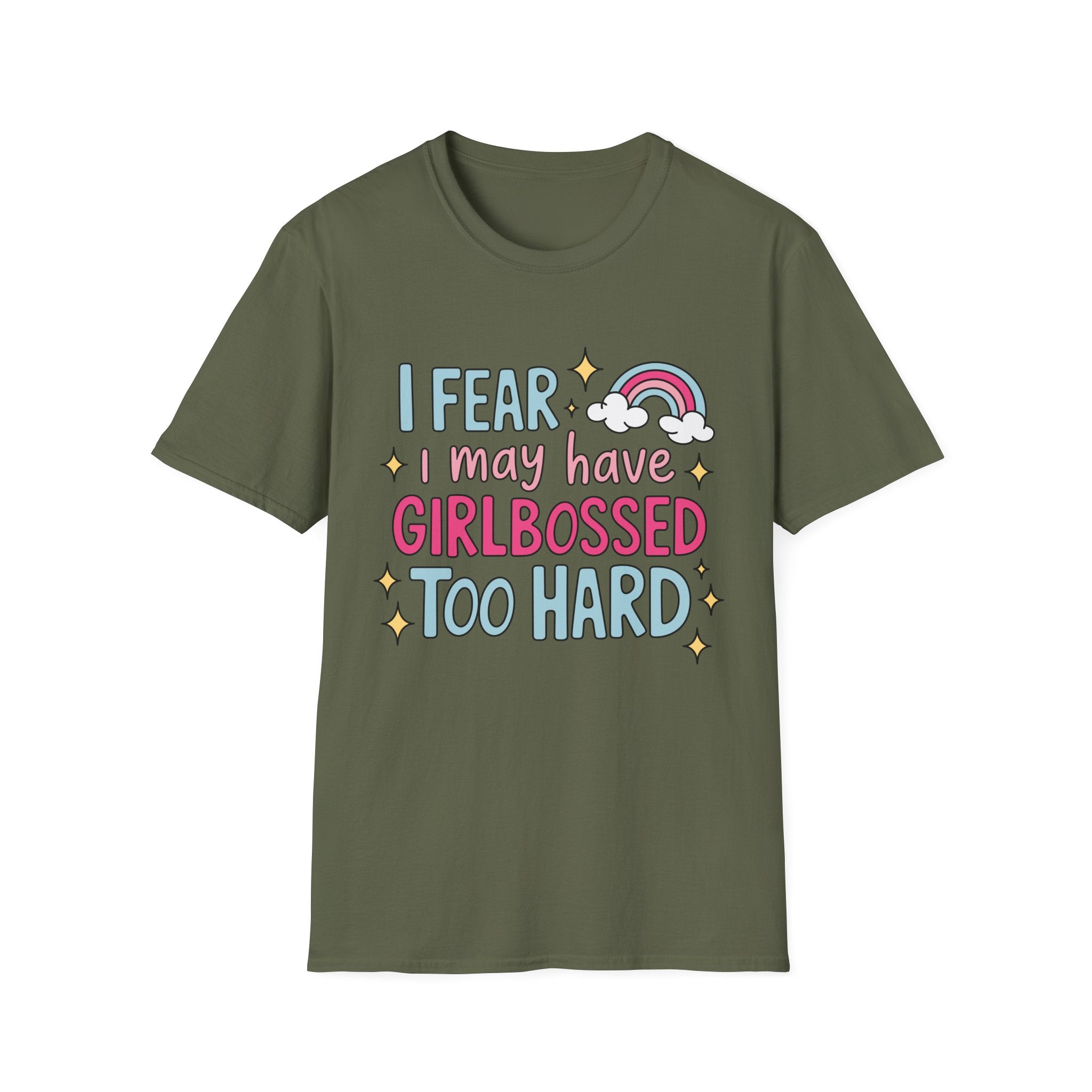 Girlbossed Too Hard Tee- Gildan