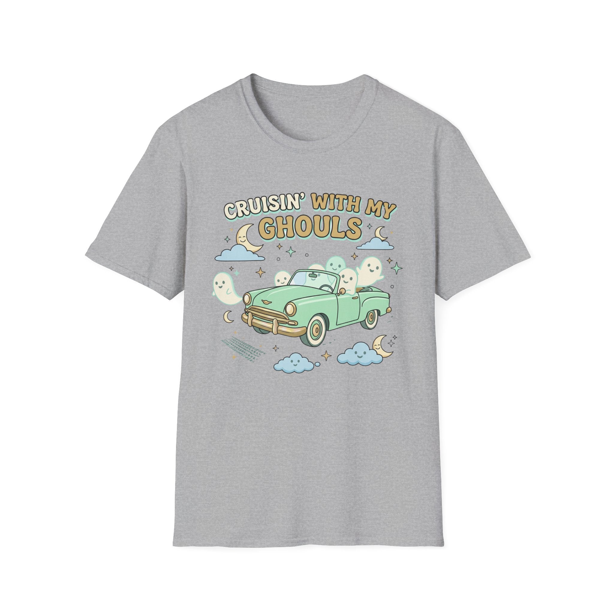 Cruisin' With My Ghouls Tee - Gildan