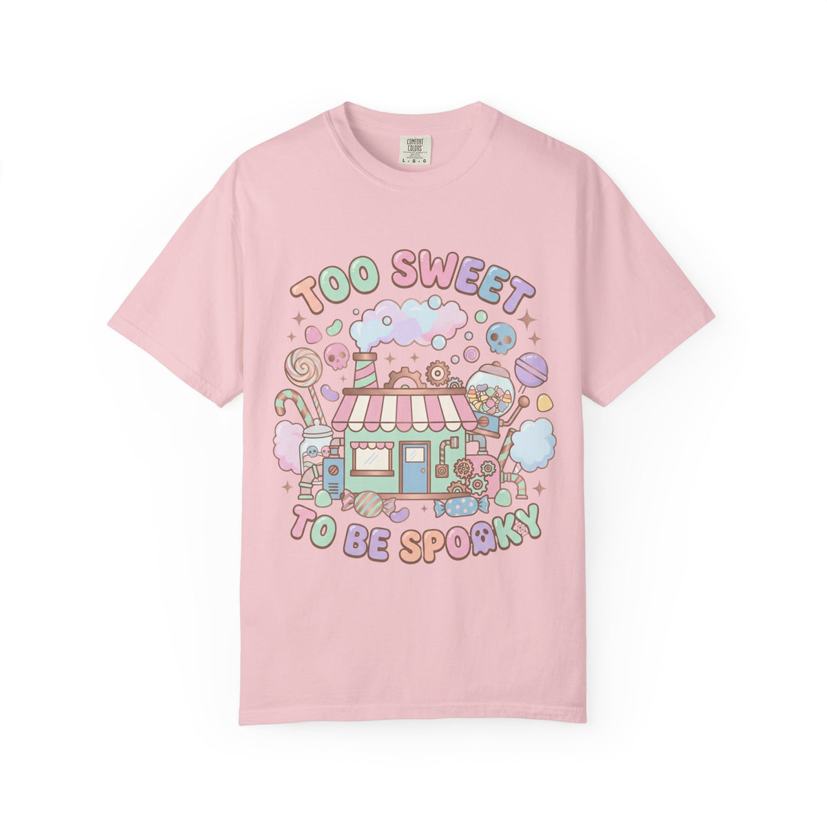 Too Sweet To Be Spooky Tee - Comfort Colors