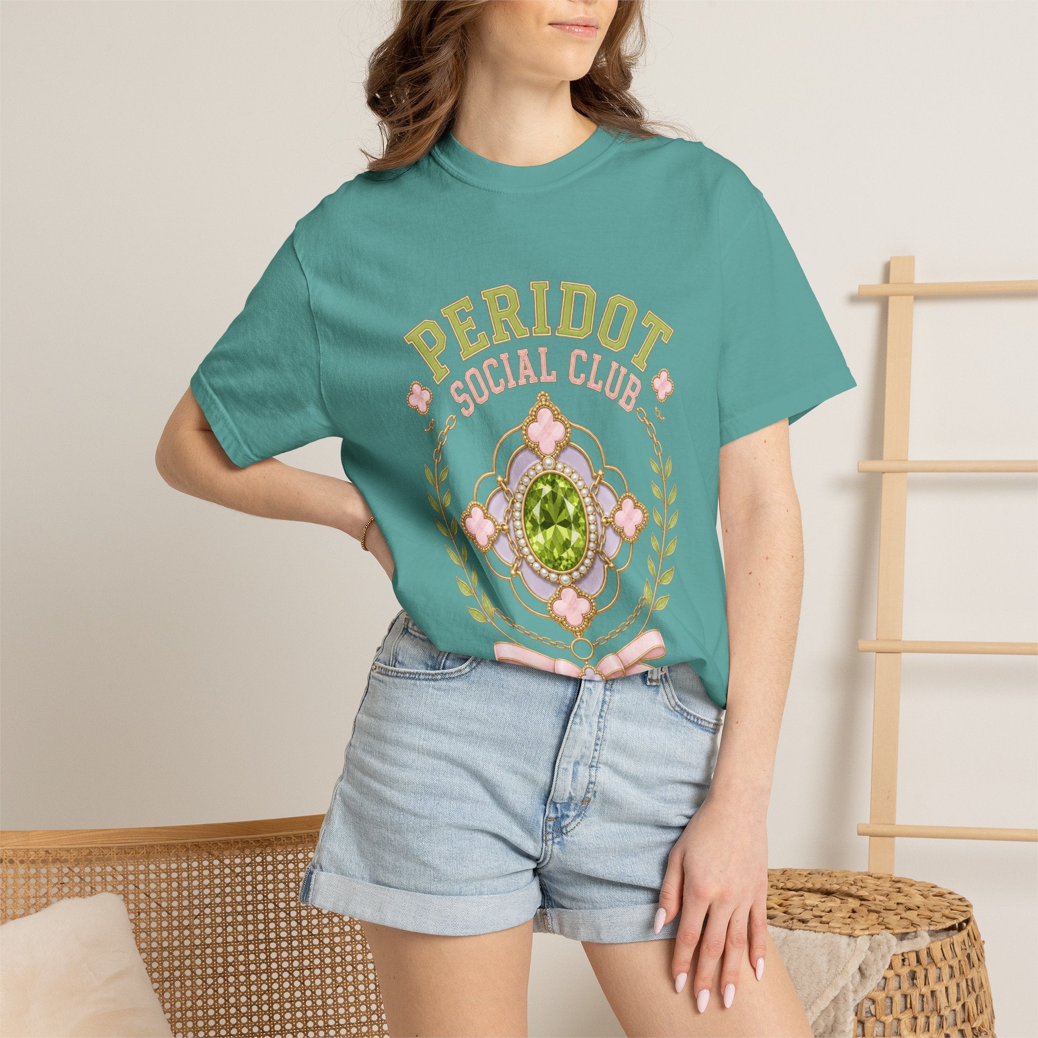 Peridot Social Club Tee - Comfort Colors