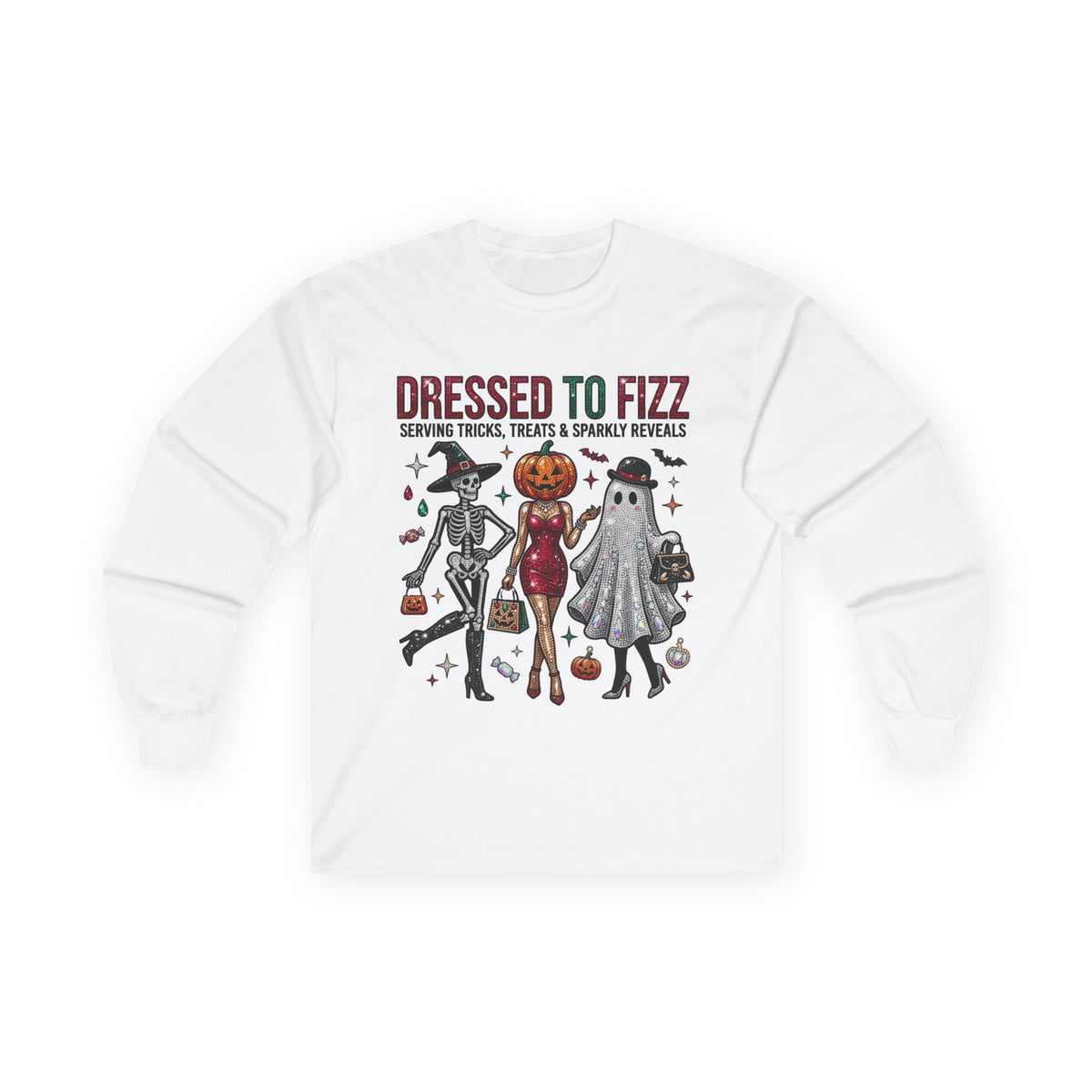 Dressed To Fizz Long Sleeve Tee - Gildan