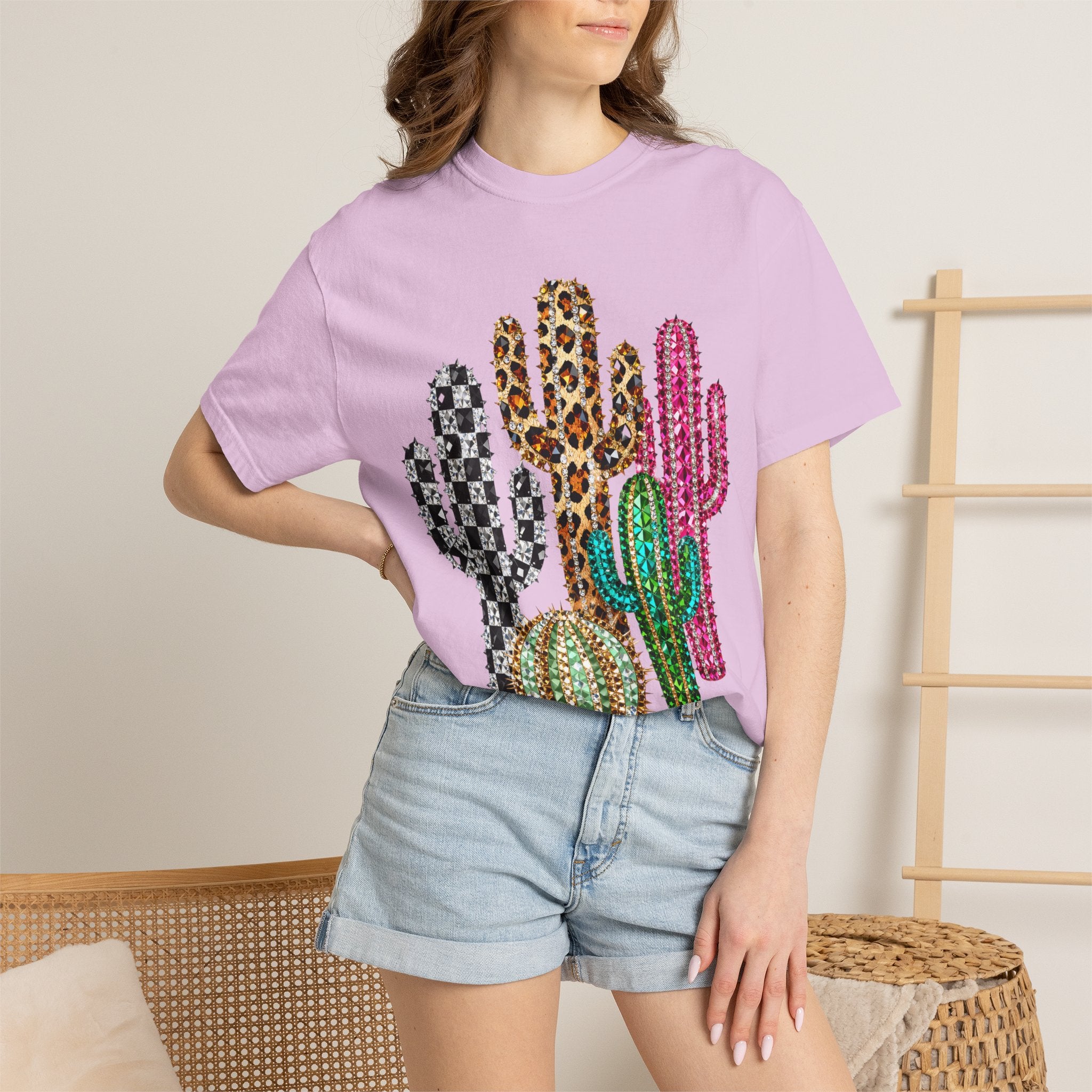 The Jeweled Cactus Tee - Comfort Colors