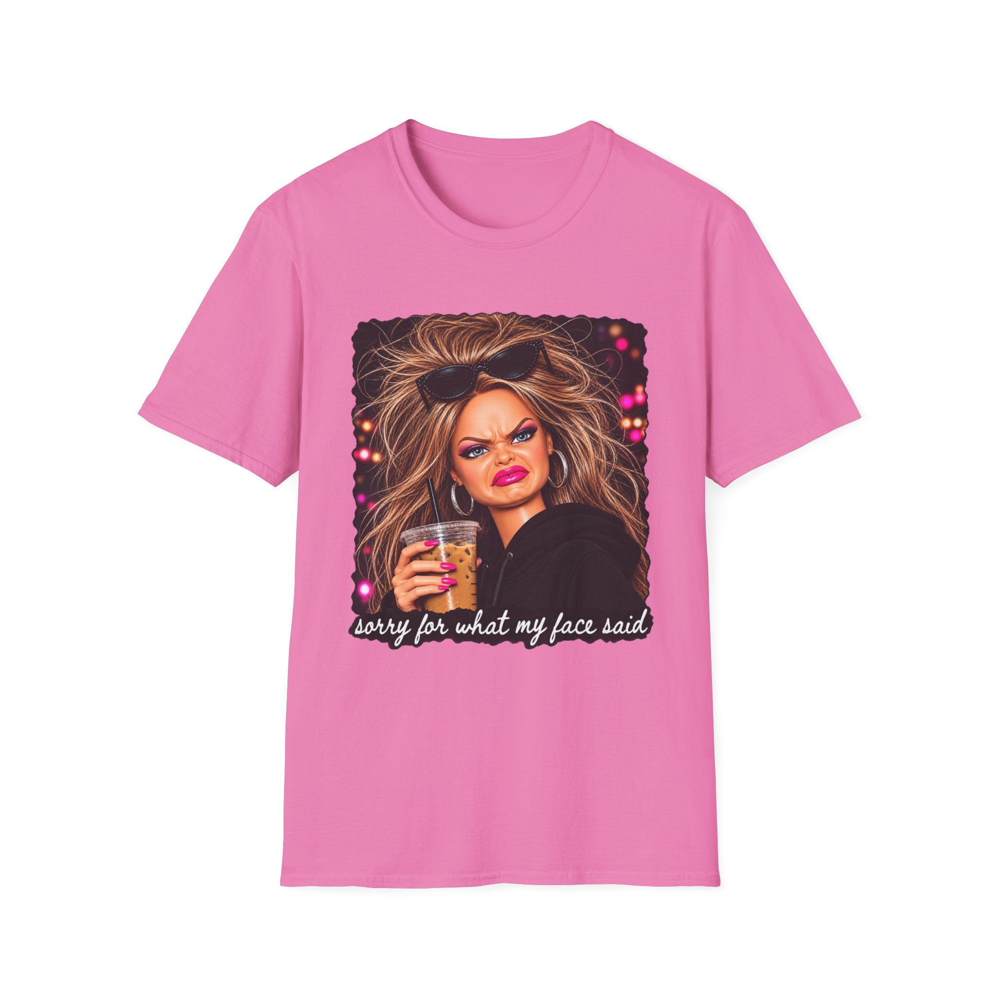 Sorry For What My Face Said Tee - Gildan