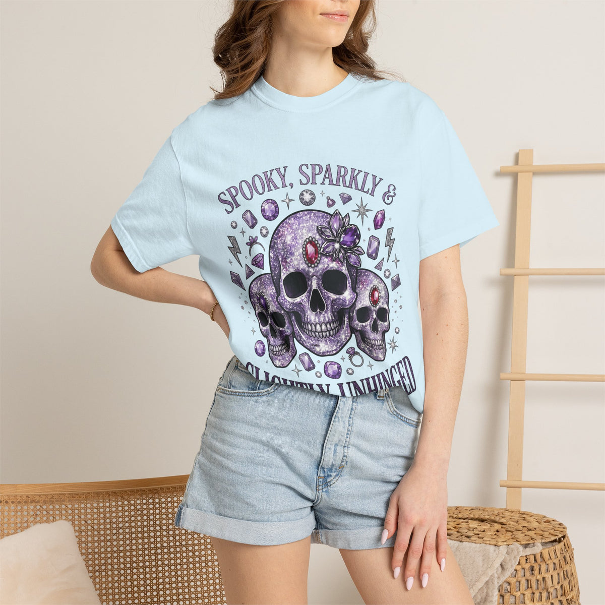 Spooky and Sparkly Tee - Comfort Colors