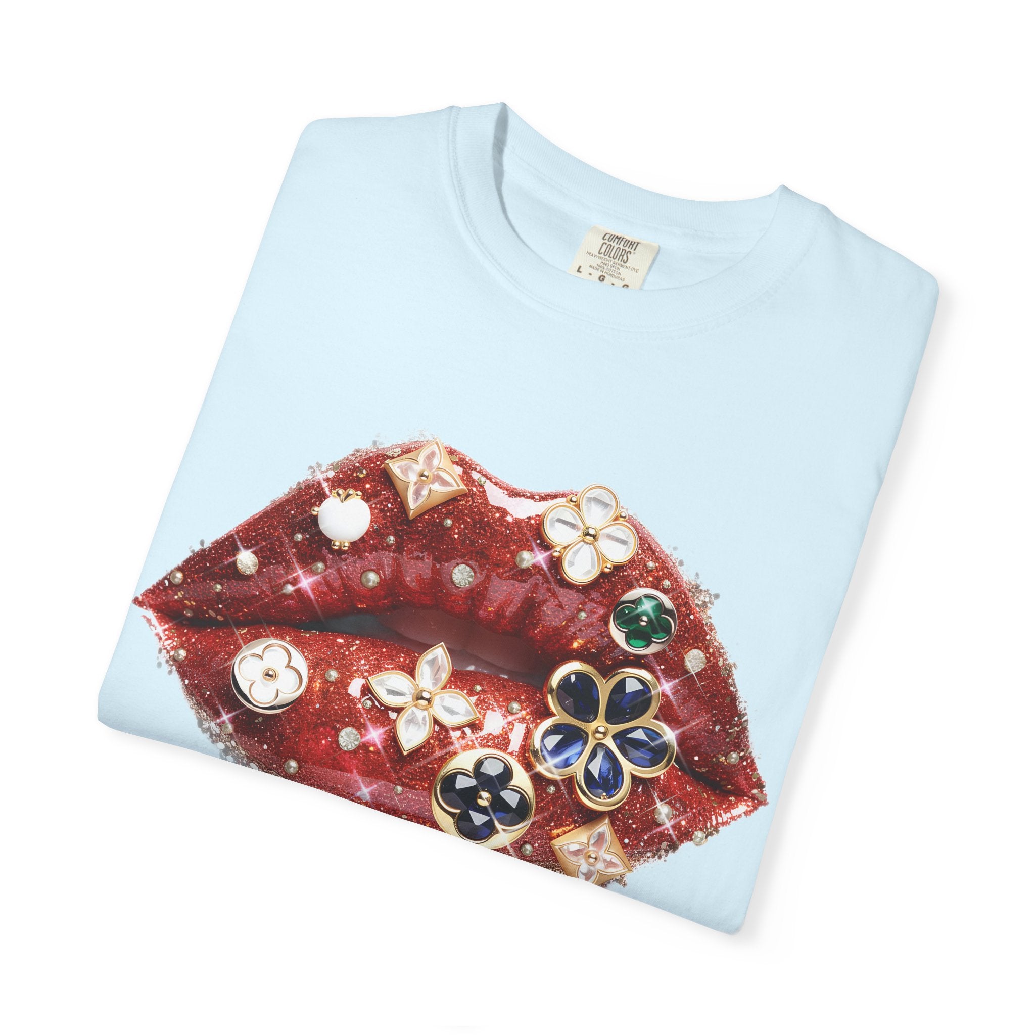 Jewel Lips Tee - Comfort Colors