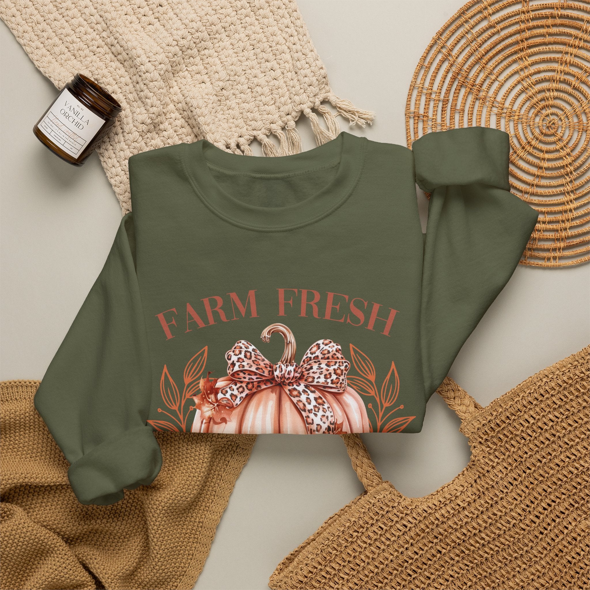 Farm Fresh Pumpkins Sweatshirt - Gildan