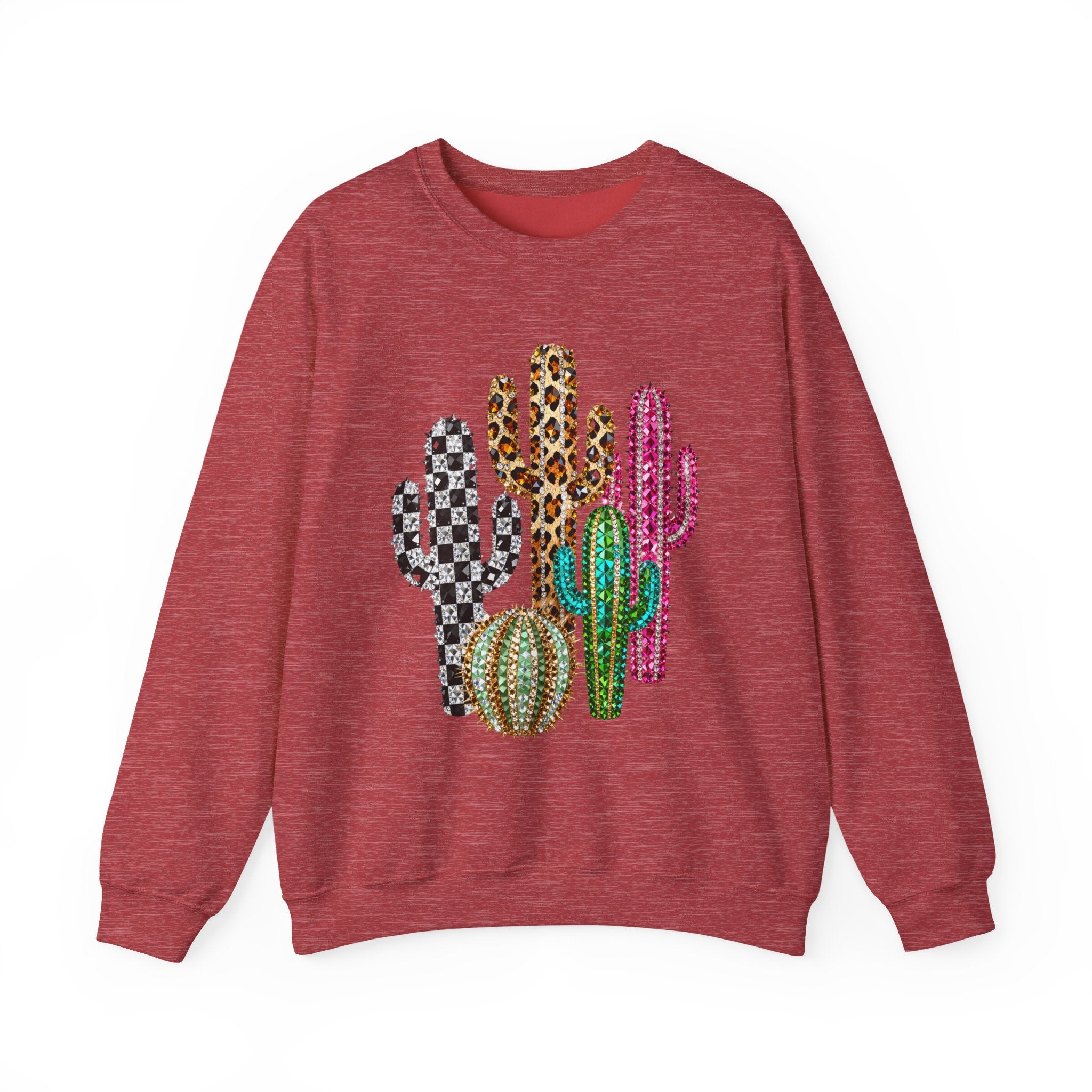 The Jeweled Cactus Sweatshirt - Gildan