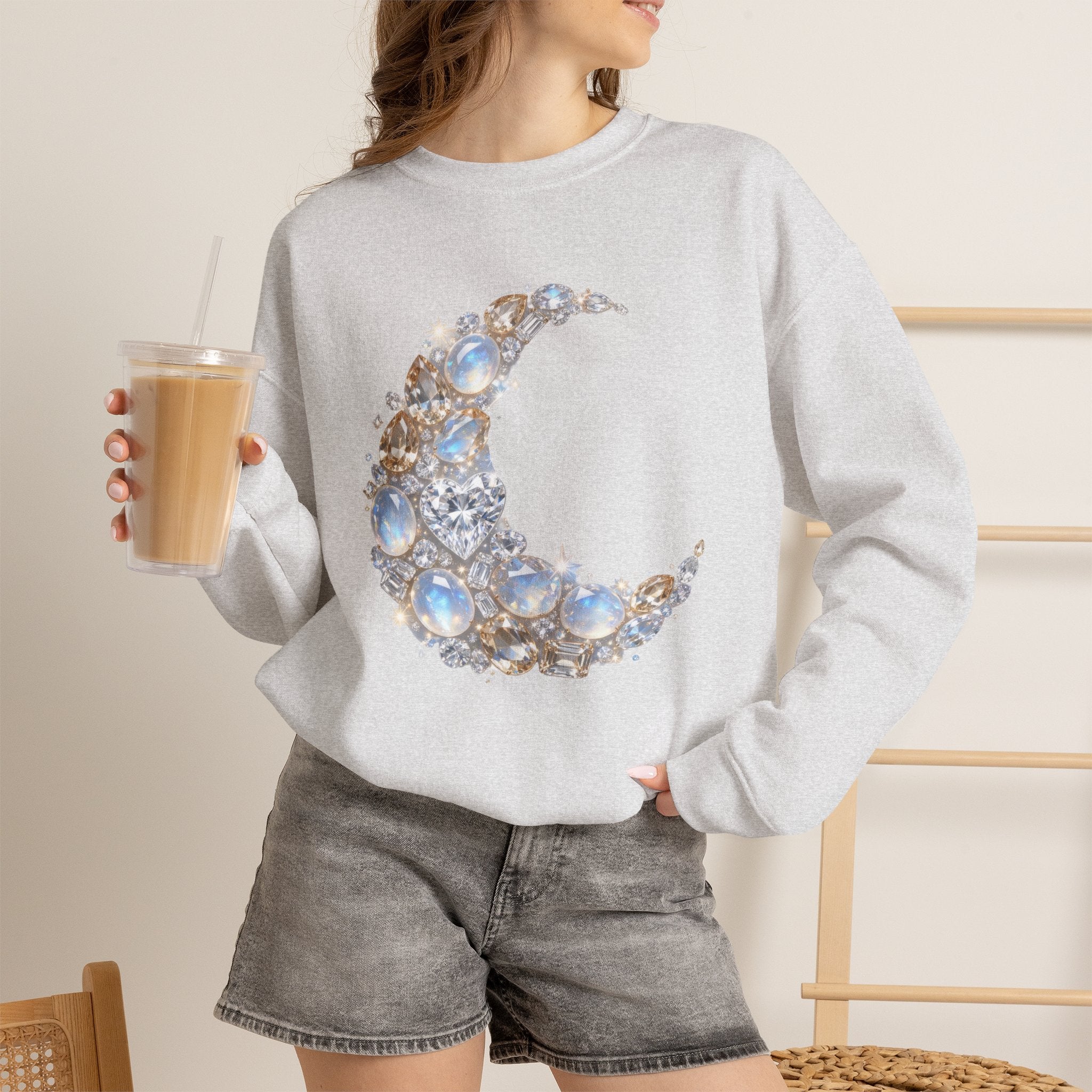 Crescent Moon Sweatshirt - Gildan