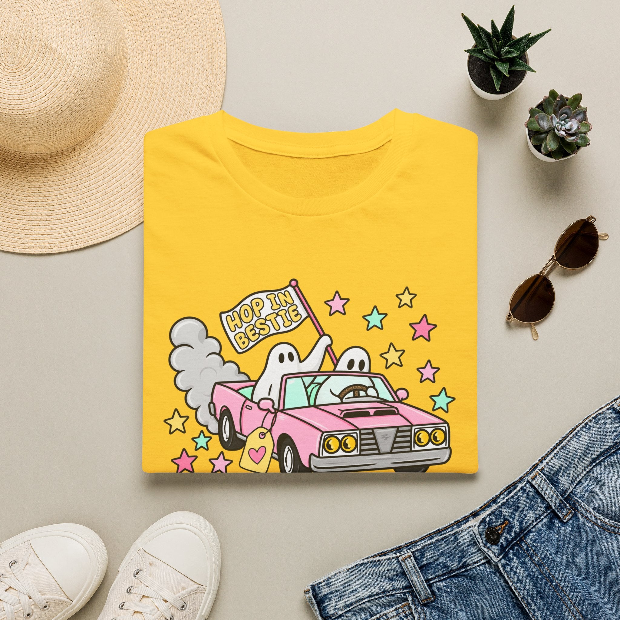 Hop In Bestie Tee - Gildan