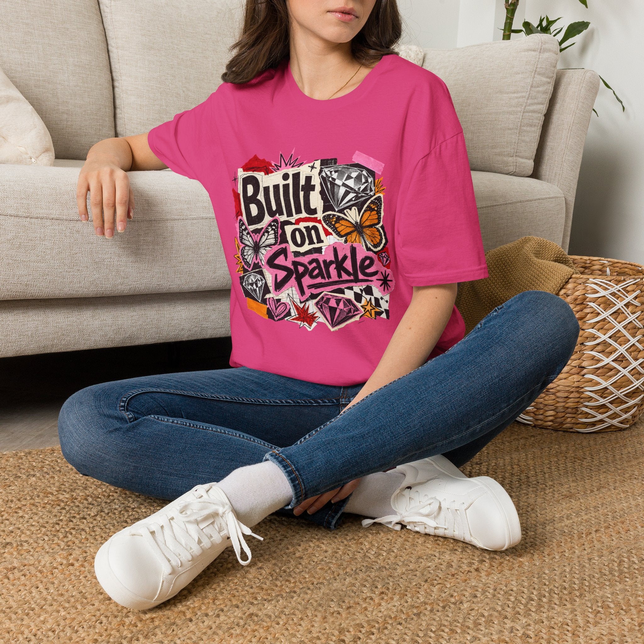 Built on Sparkle Tee - Gildan