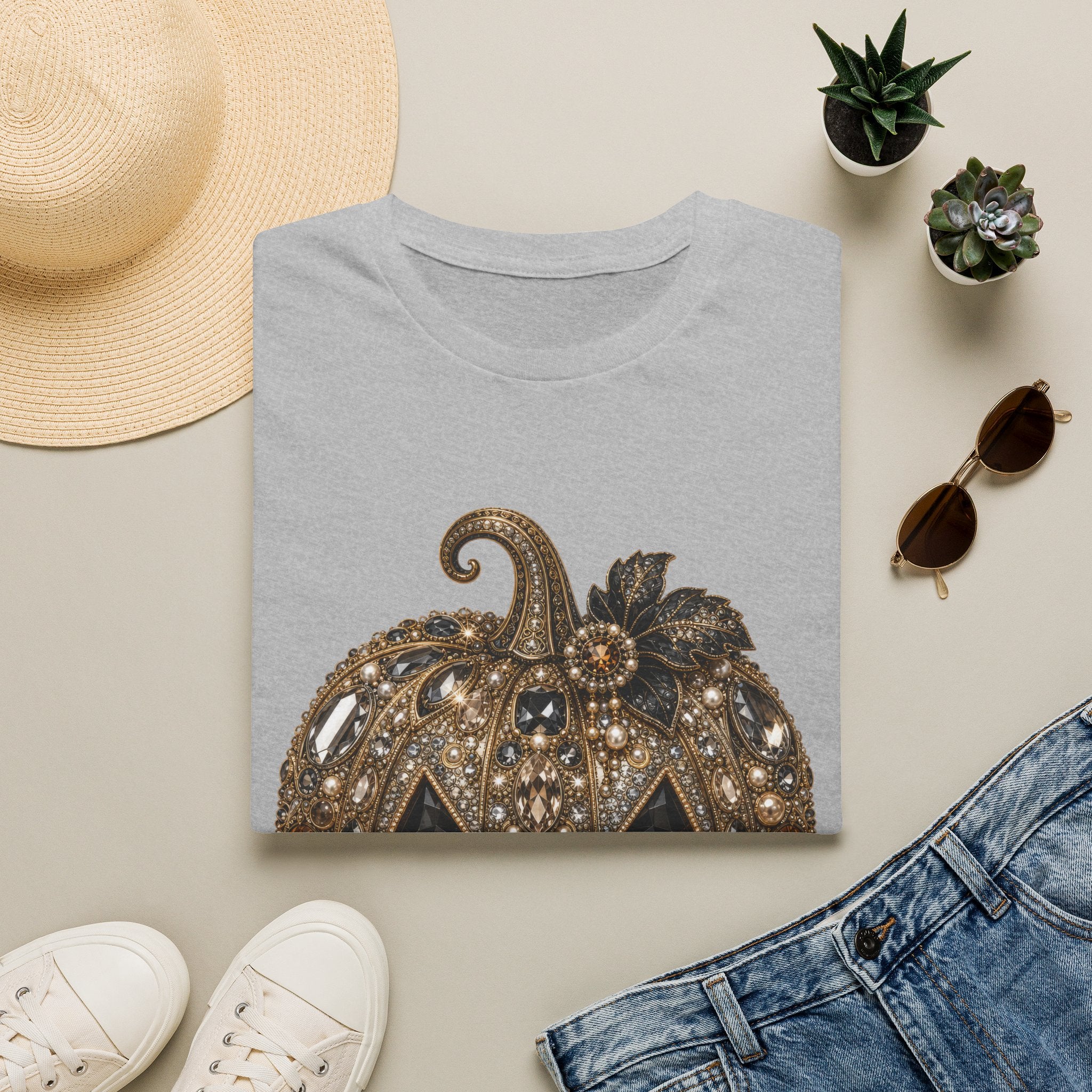The Jeweled Pumpkin Tee - Gildan