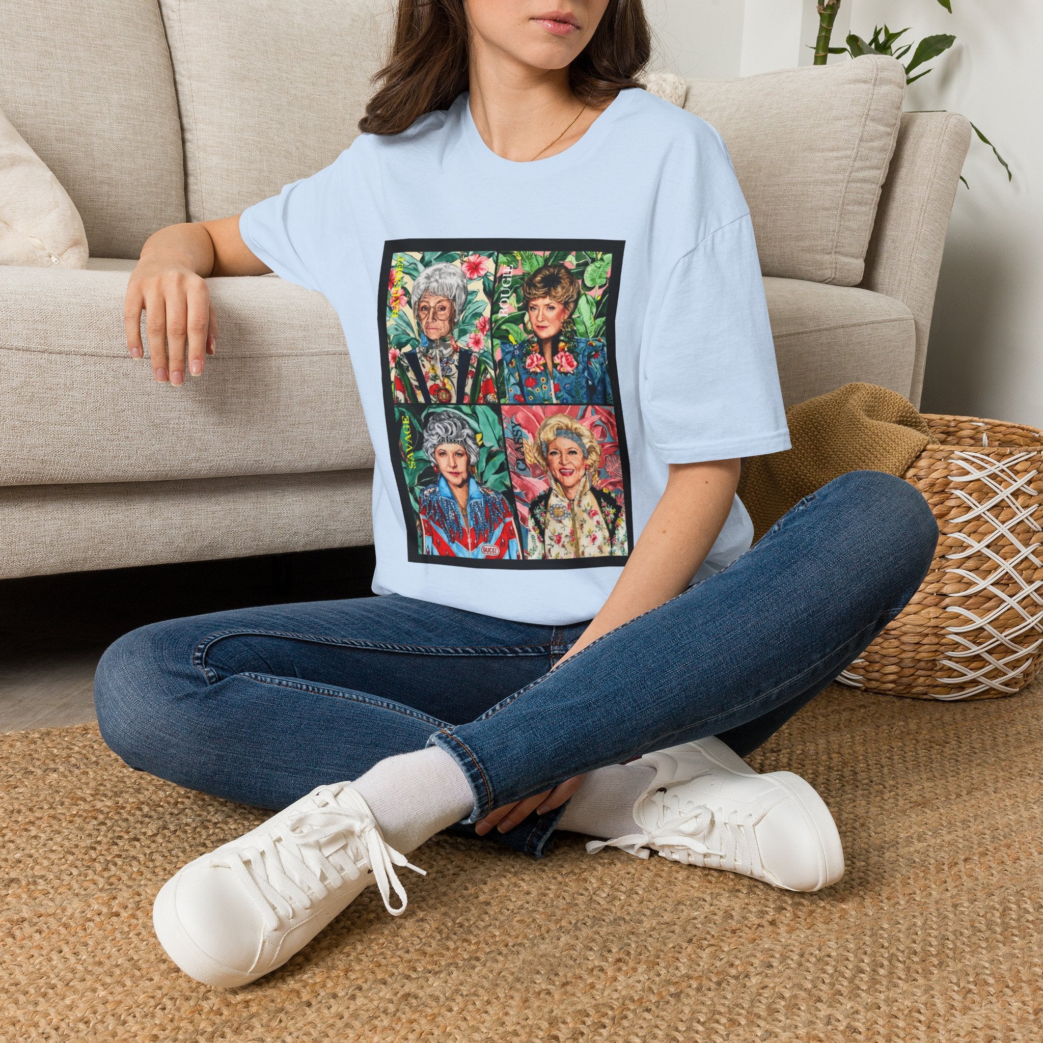 Golden Baddies Tee - Gildan