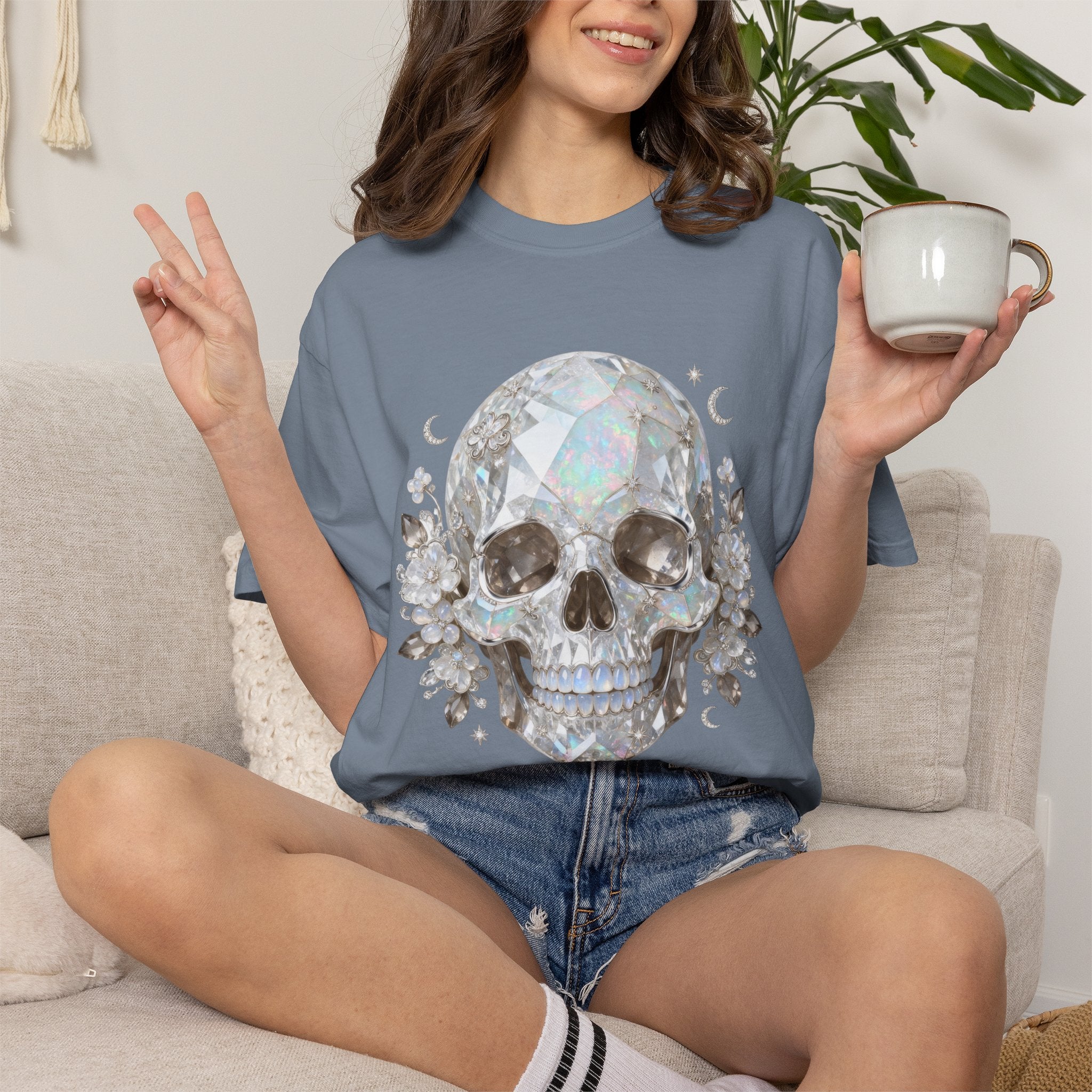 Moonstone Skull Tee - Comfort Colors
